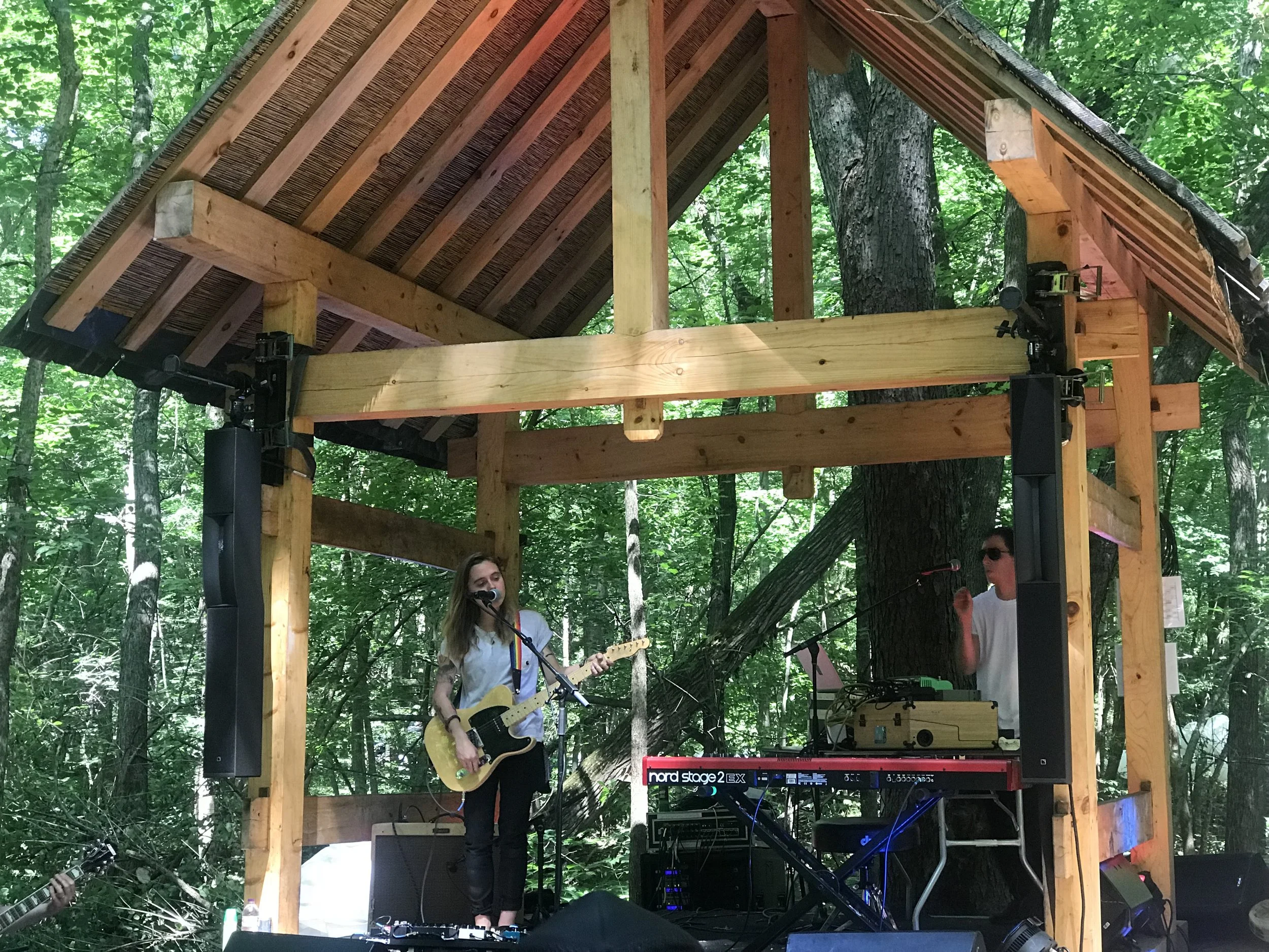 Julien Baker guesting during Andrew Broder’s set. Photo Credit Peter Pribyl Pierdinock.