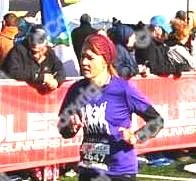Laura passed me early and made sure the finish line would be ready for me when I would eventually arrive.