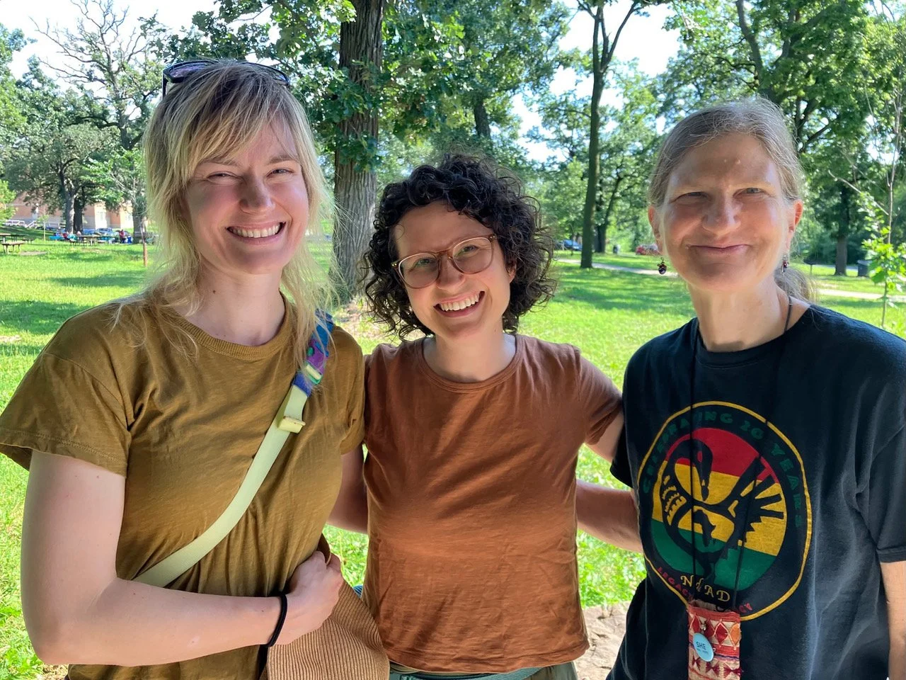 Amy, Theresa, &amp; Jenny at the Summer Social