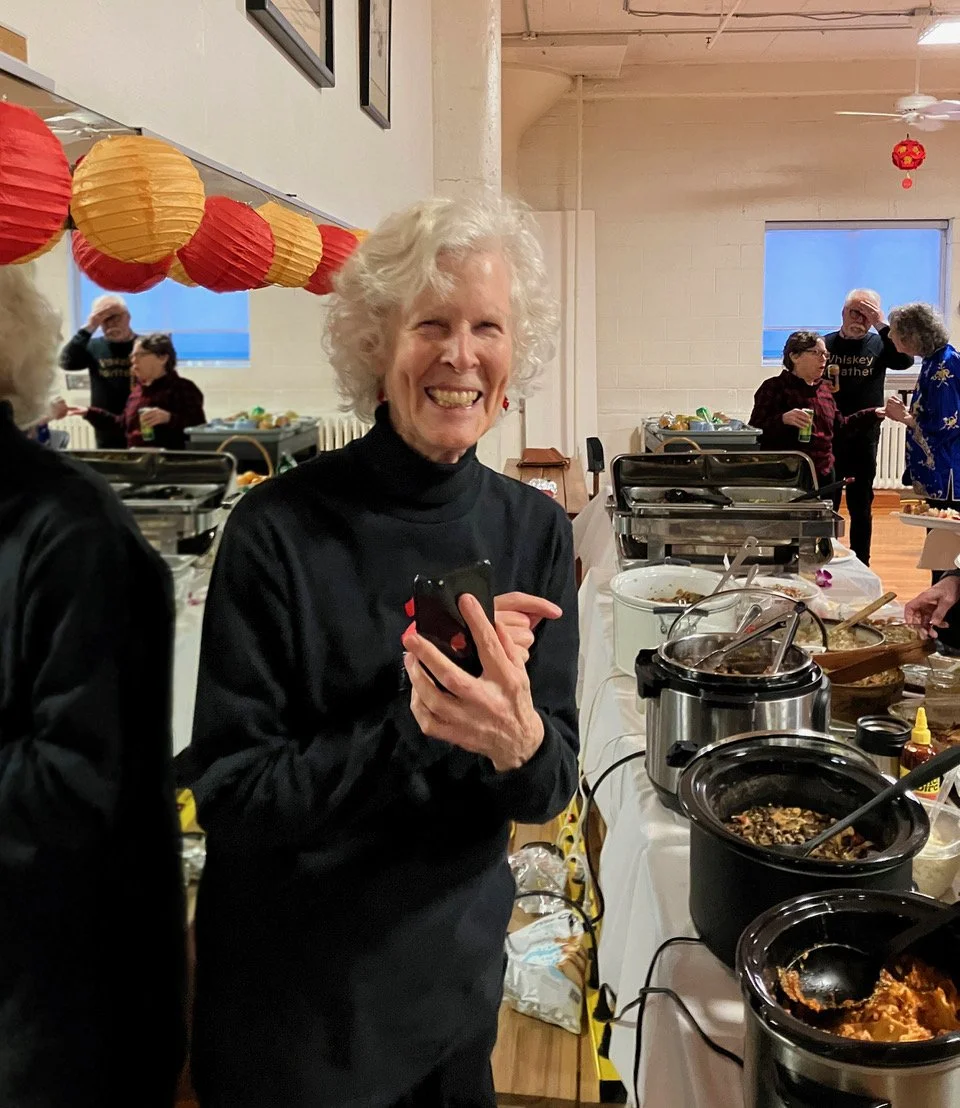 Potluck event planner Libby Frost