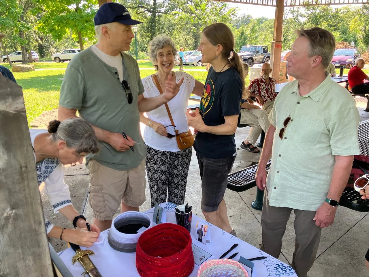 Sierk, Lynn, Jenny, &amp; Craig at the Summer Social