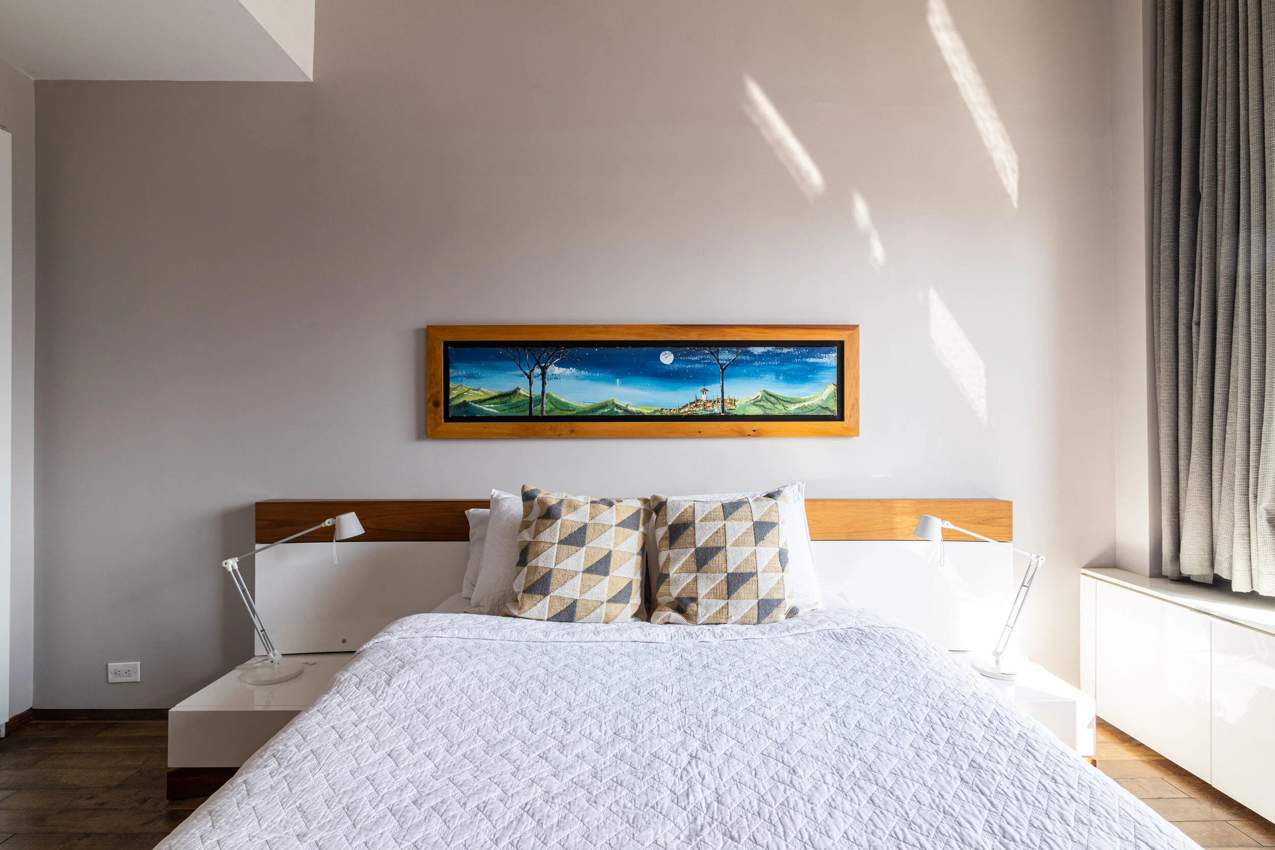 NYC Apartment Bedroom Double Bed