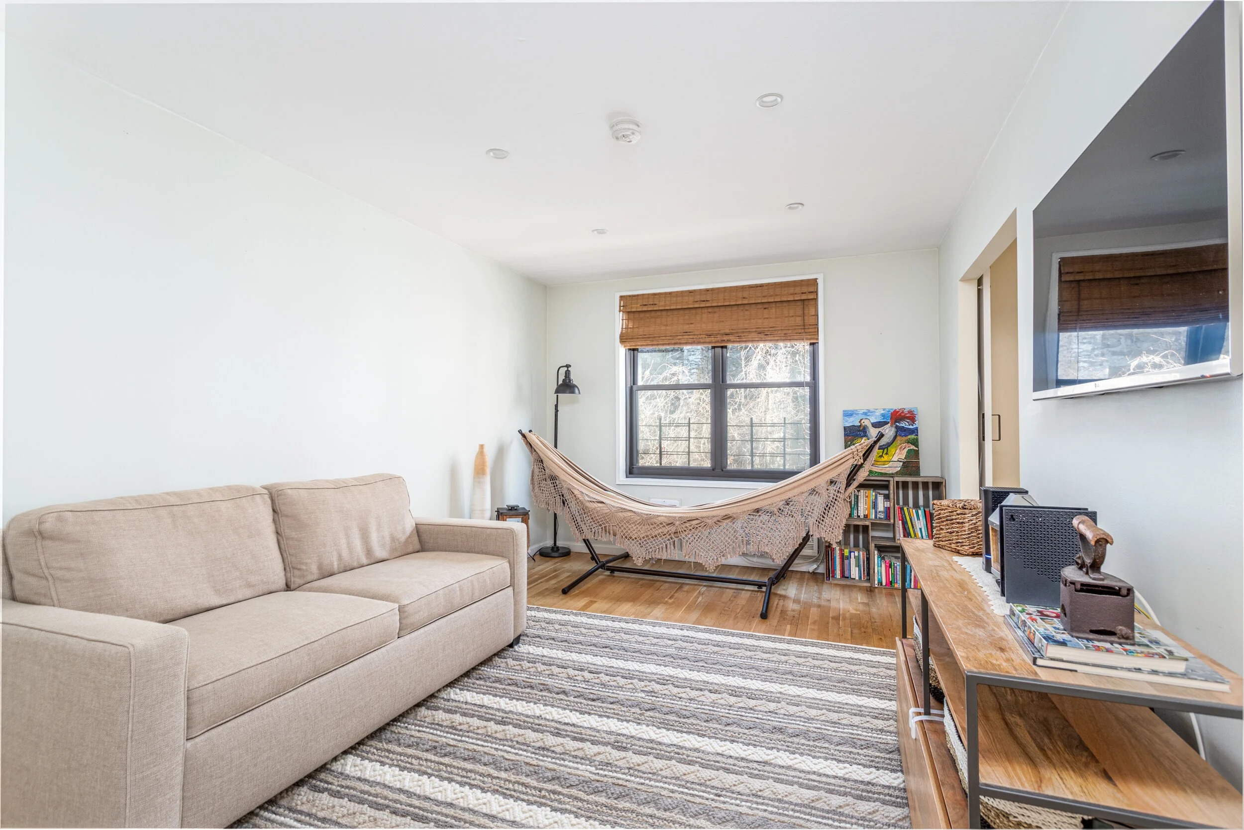 House lounge with rustic interior