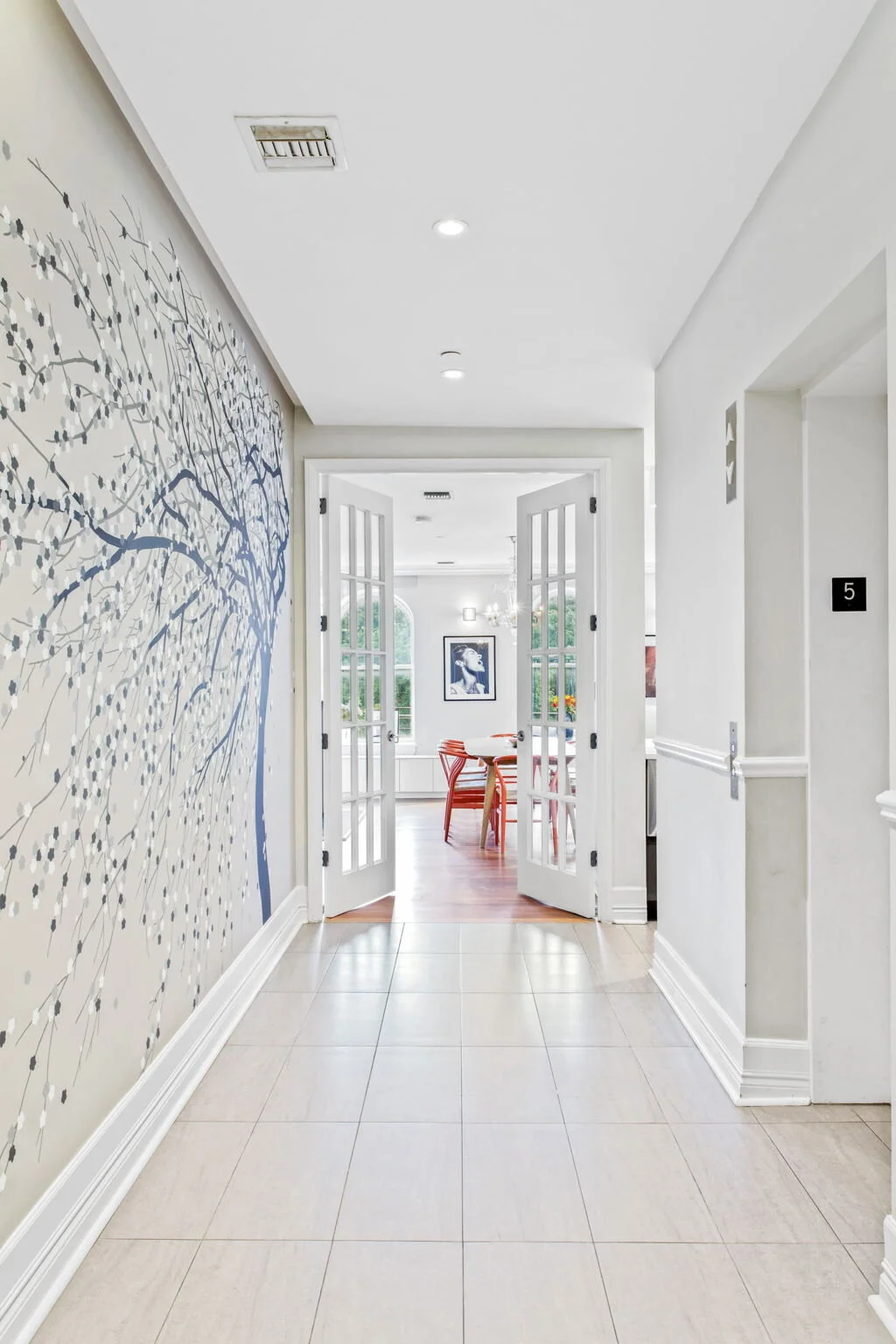 NYC Apartment Interior Hallway Entrance