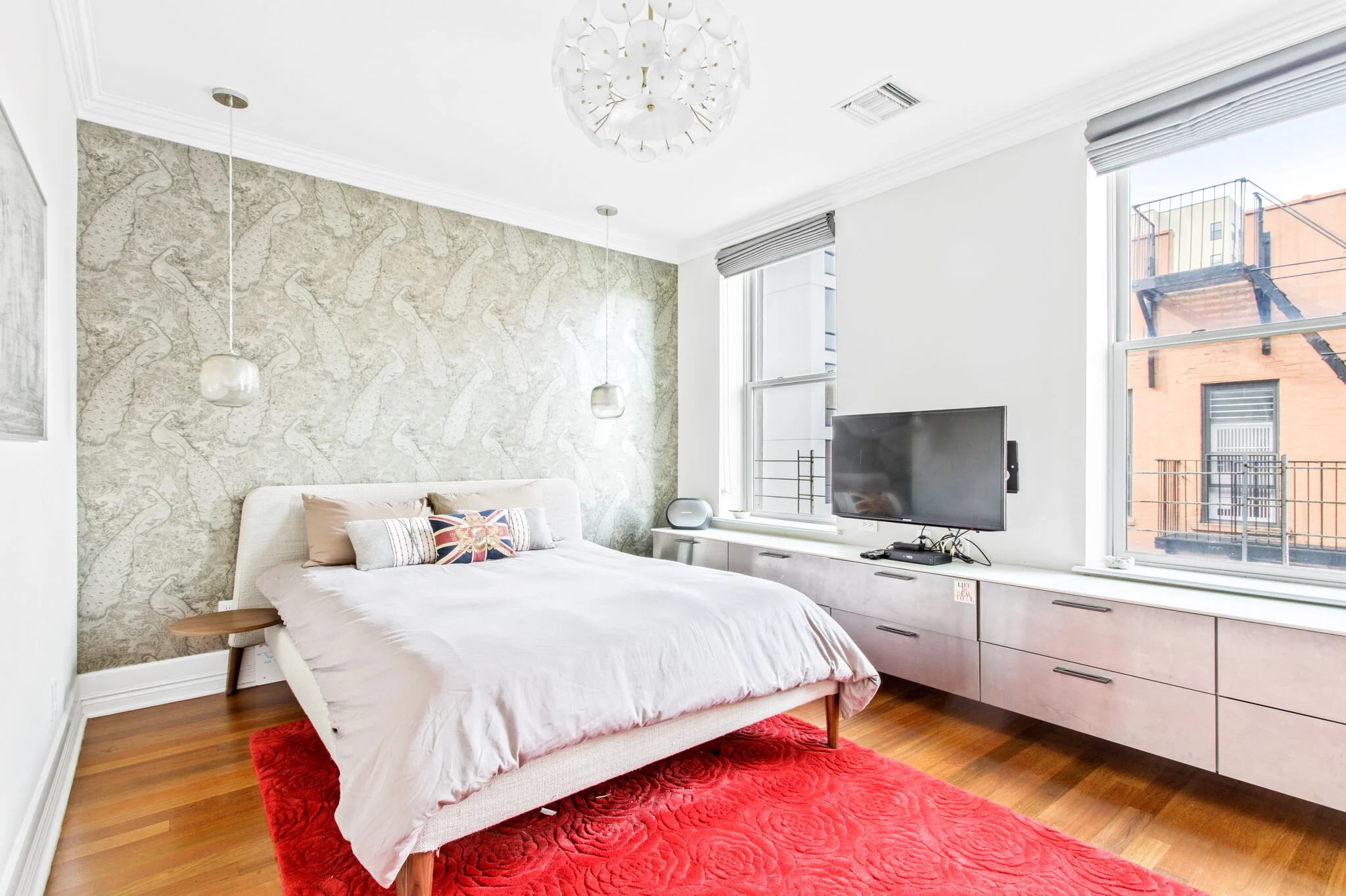 NYC Apartment Interior Double Bedroom