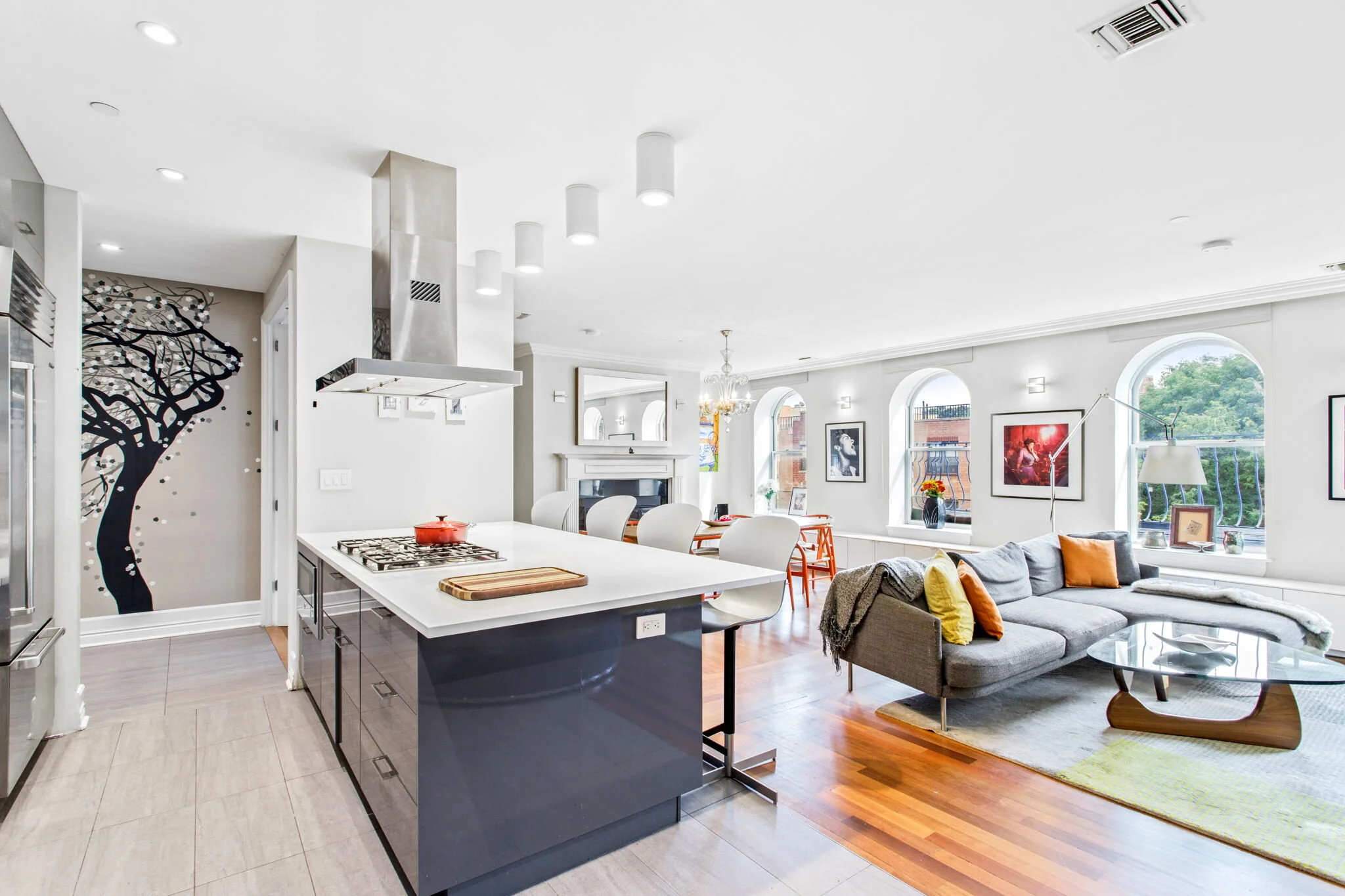 NYC Apartment Open Plan Interior