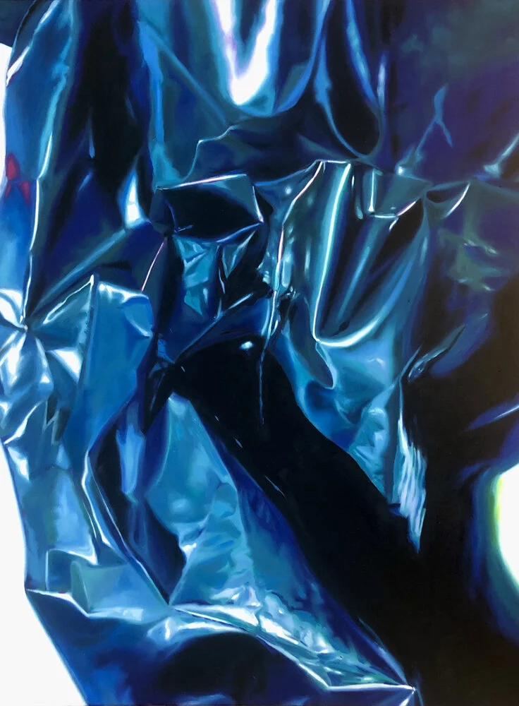 “minimum resistance of vapor”, 2021, Oil on Canvas, 48 X 36 inches.