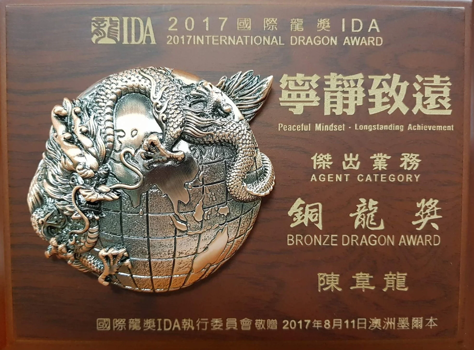 International Dragon Award (IDA)