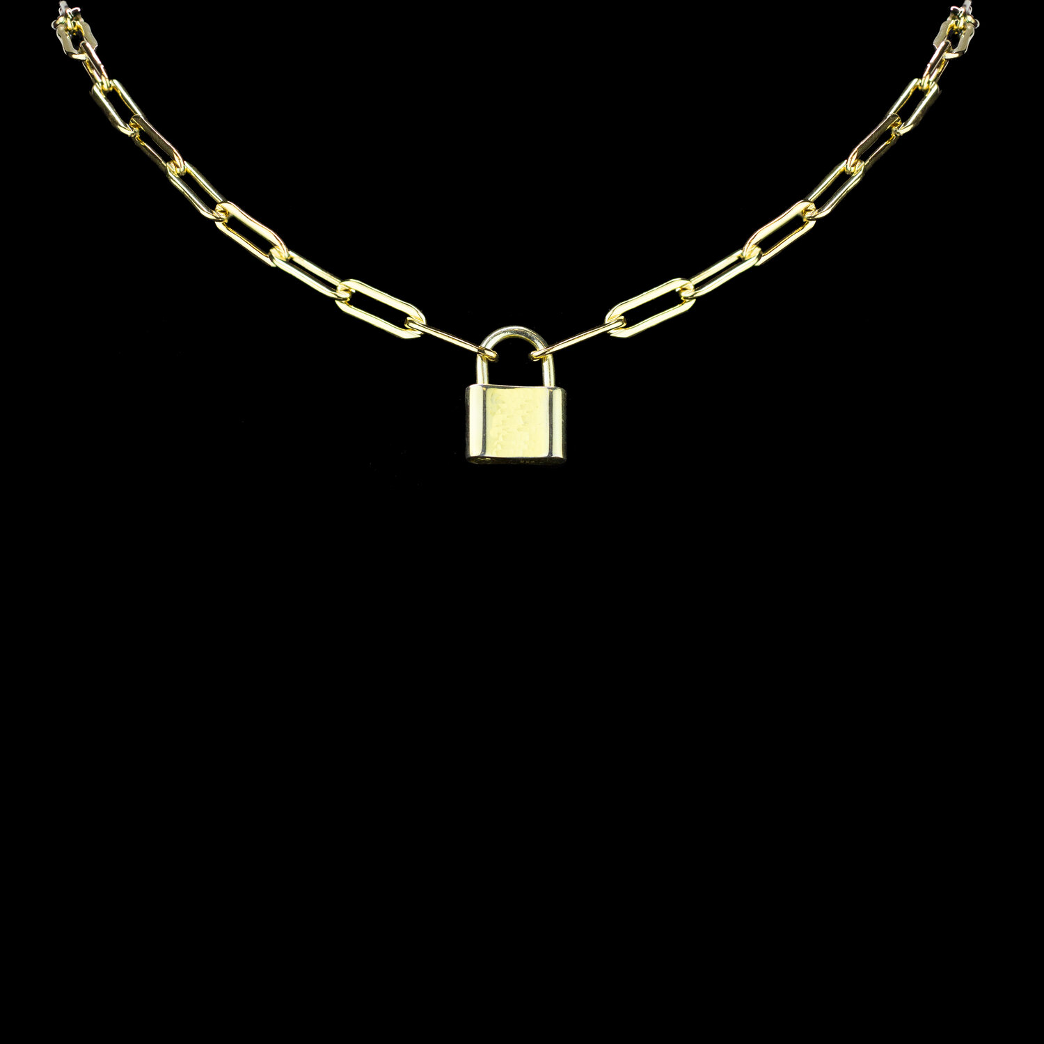 gold lock chain