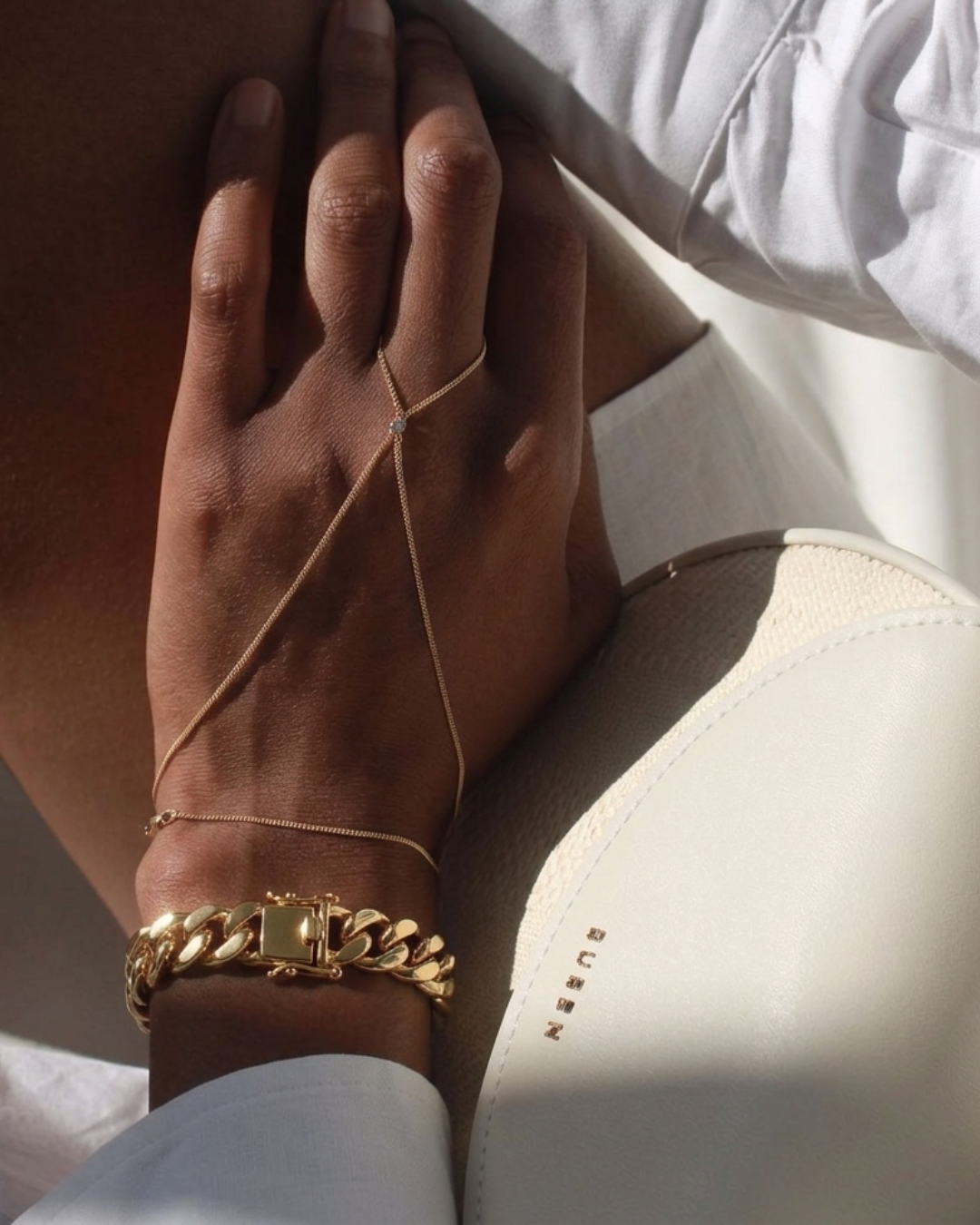 Cuban Link solid gold bracelet