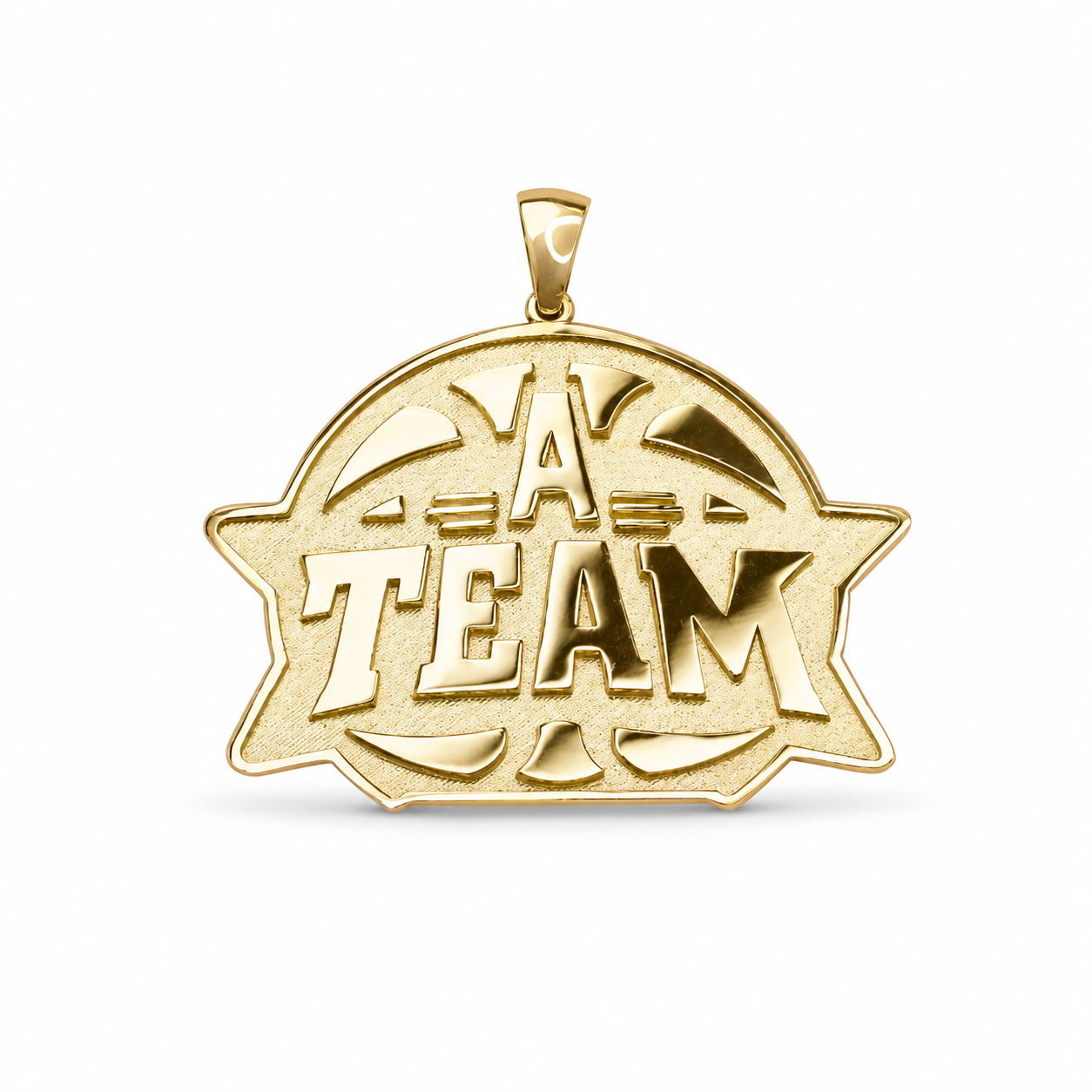 Custom 14k solid gold jewelry pendant