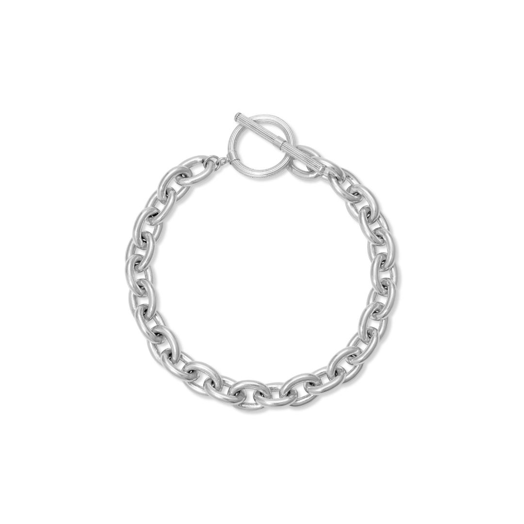 Oval Link Toggle Bracelet
