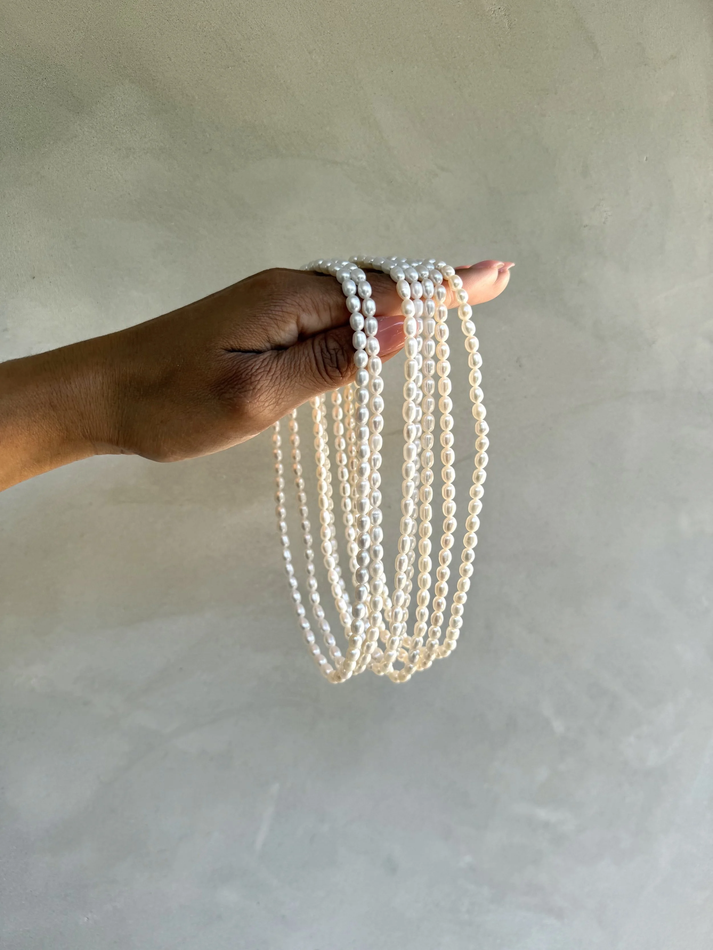 Shop a timeless 16-inch freshwater pearl necklace featuring lustrous natural pearls. Perfect for weddings, layering, gifting, and everyday elegant style.
