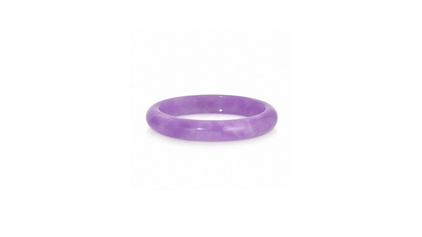 The Purple Jade Bangle