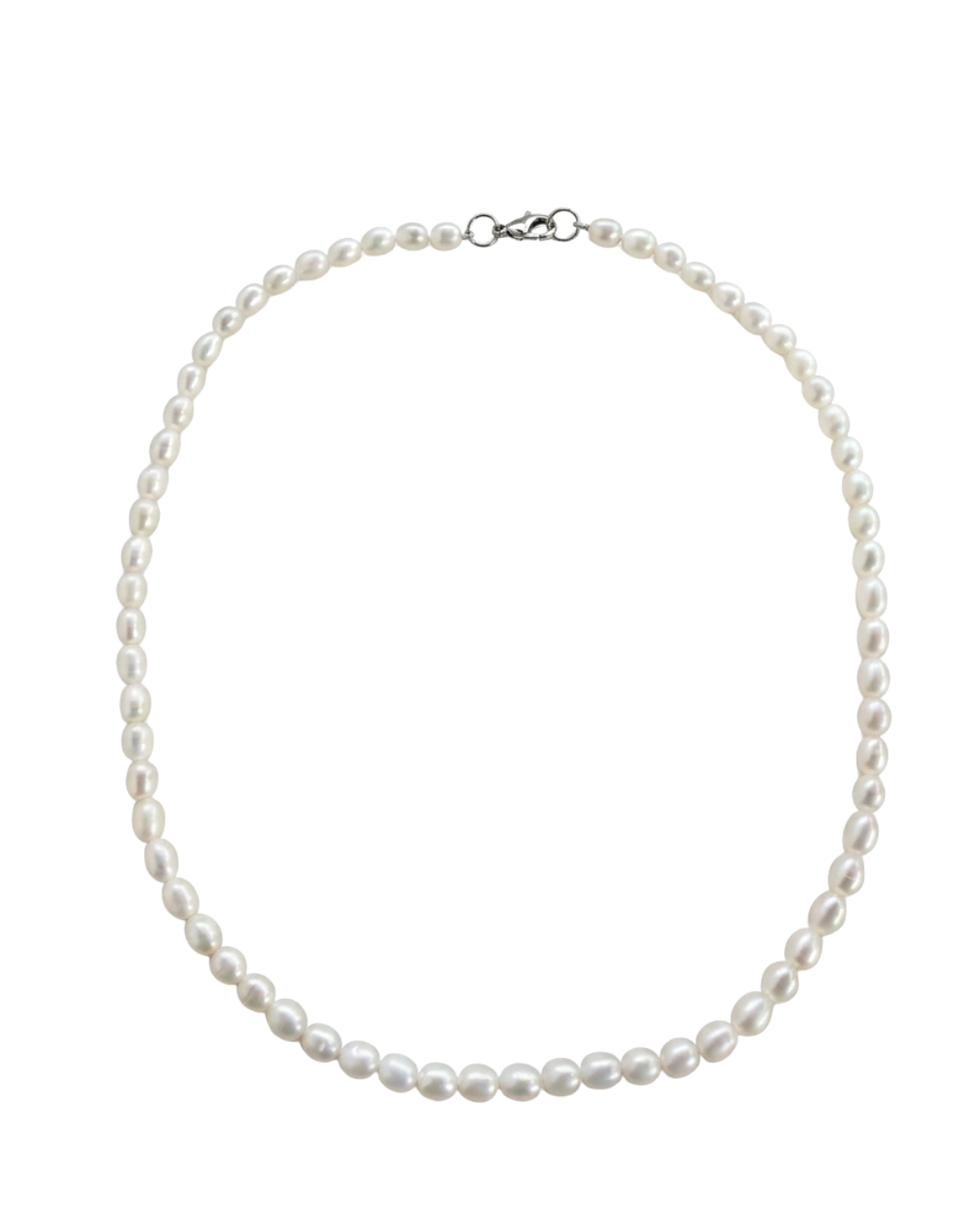 Shop a timeless 16-inch freshwater pearl necklace featuring lustrous natural pearls. Perfect for weddings, layering, gifting, and everyday elegant style.