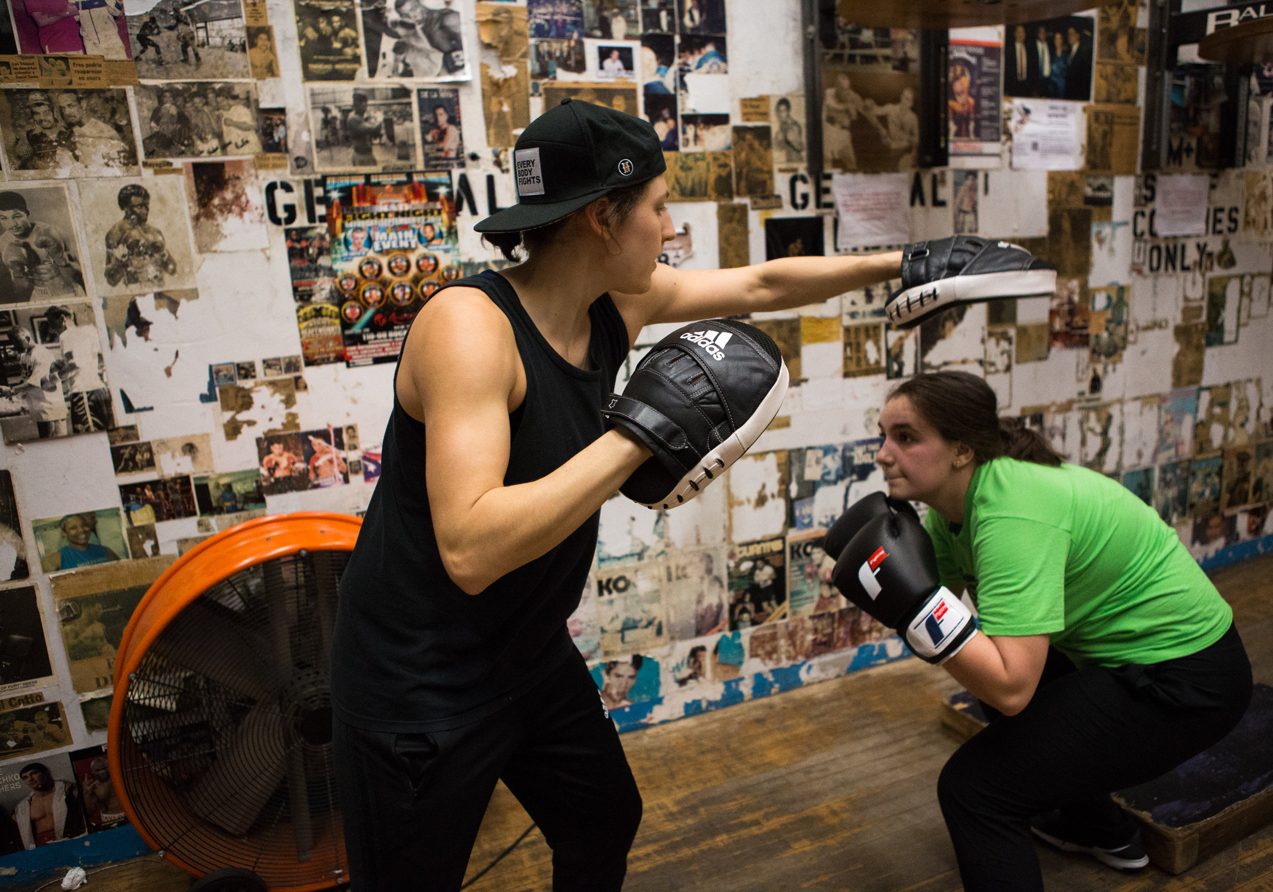 "Boxing has made me more confident. All the stress from school is gone and it's just me and the punching bag."  – Xhesika, 17