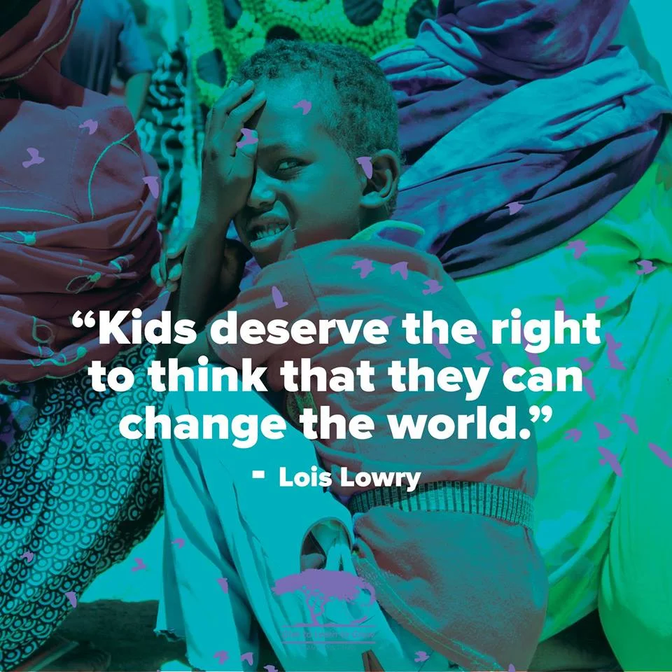 Kids deserve the right to think that they can change the world