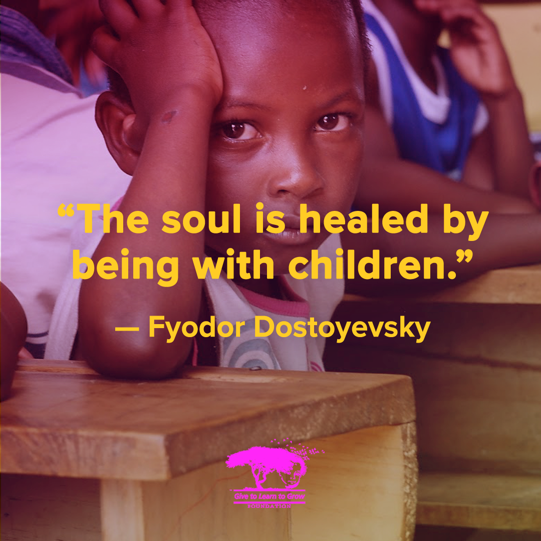The soul is healed by being with children