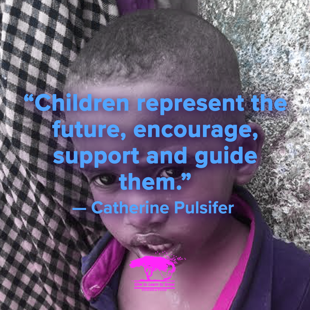 Children represent the future, encourage, support and guide them