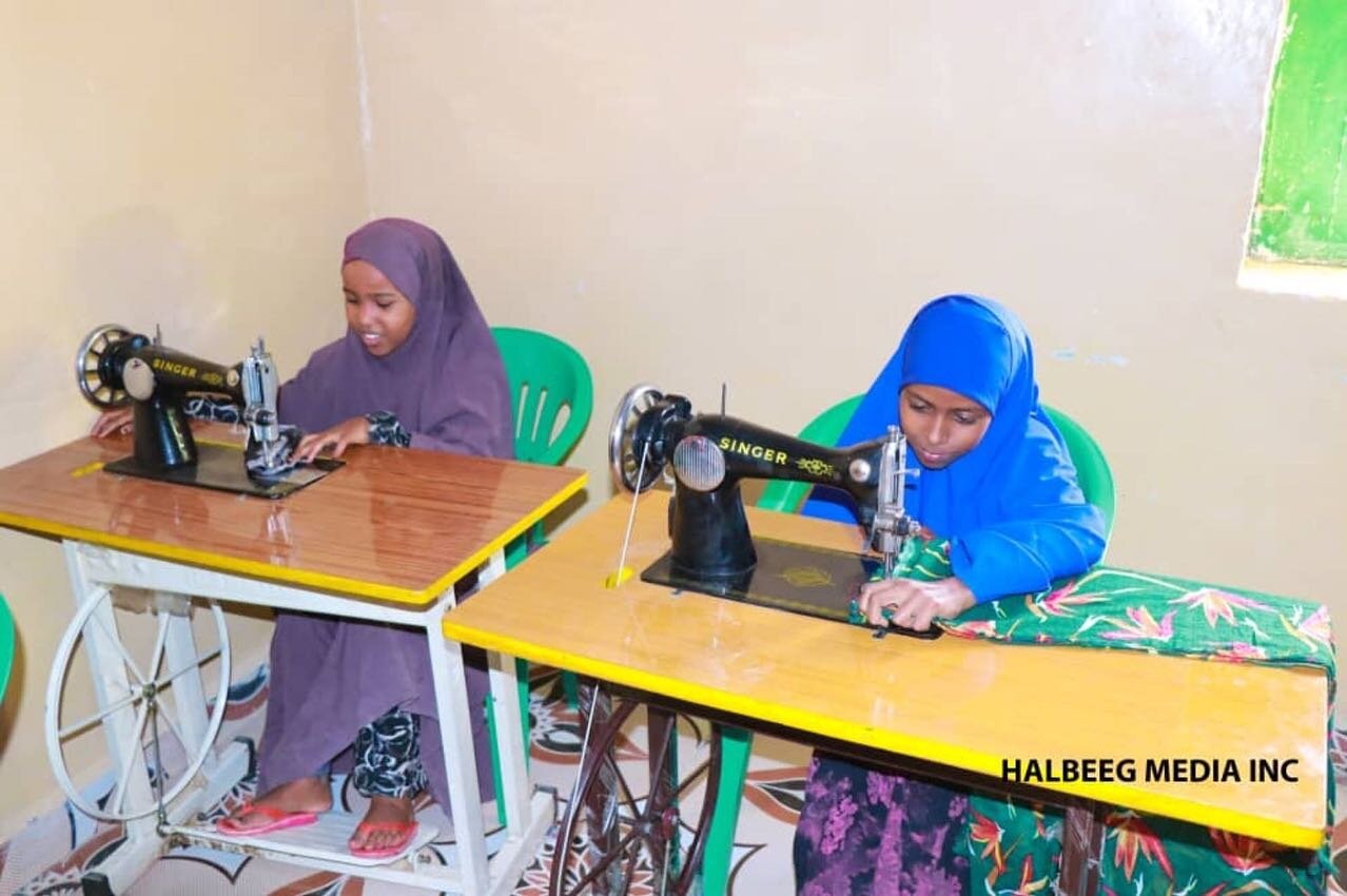 We are so excited to partner and sponsor the Ali Gelle Hussian Foundation in Las Anod. This school focuses on teaching women skills such as sewing/knitting and an array of cutlery abilities. This academy builds self-esteem  and confidence but also en
