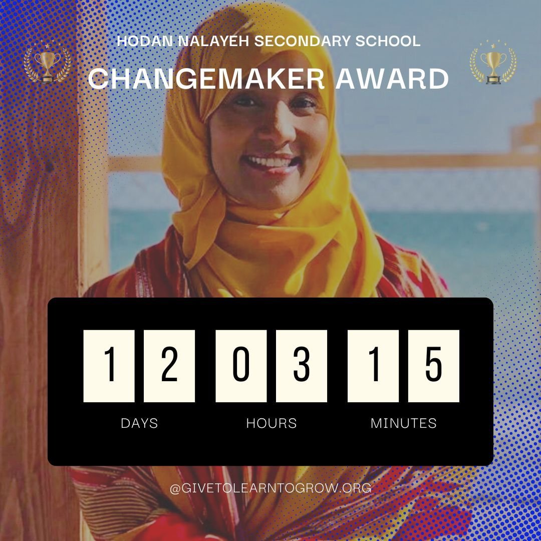 The 3rd Annual Hodan Nalayeh Changemaker Award is just 12 days away! 

Created by the Nalayeh family, this unique event honours students who embody optimism and compassion and significantly impact their school and community. We are thrilled to celebr