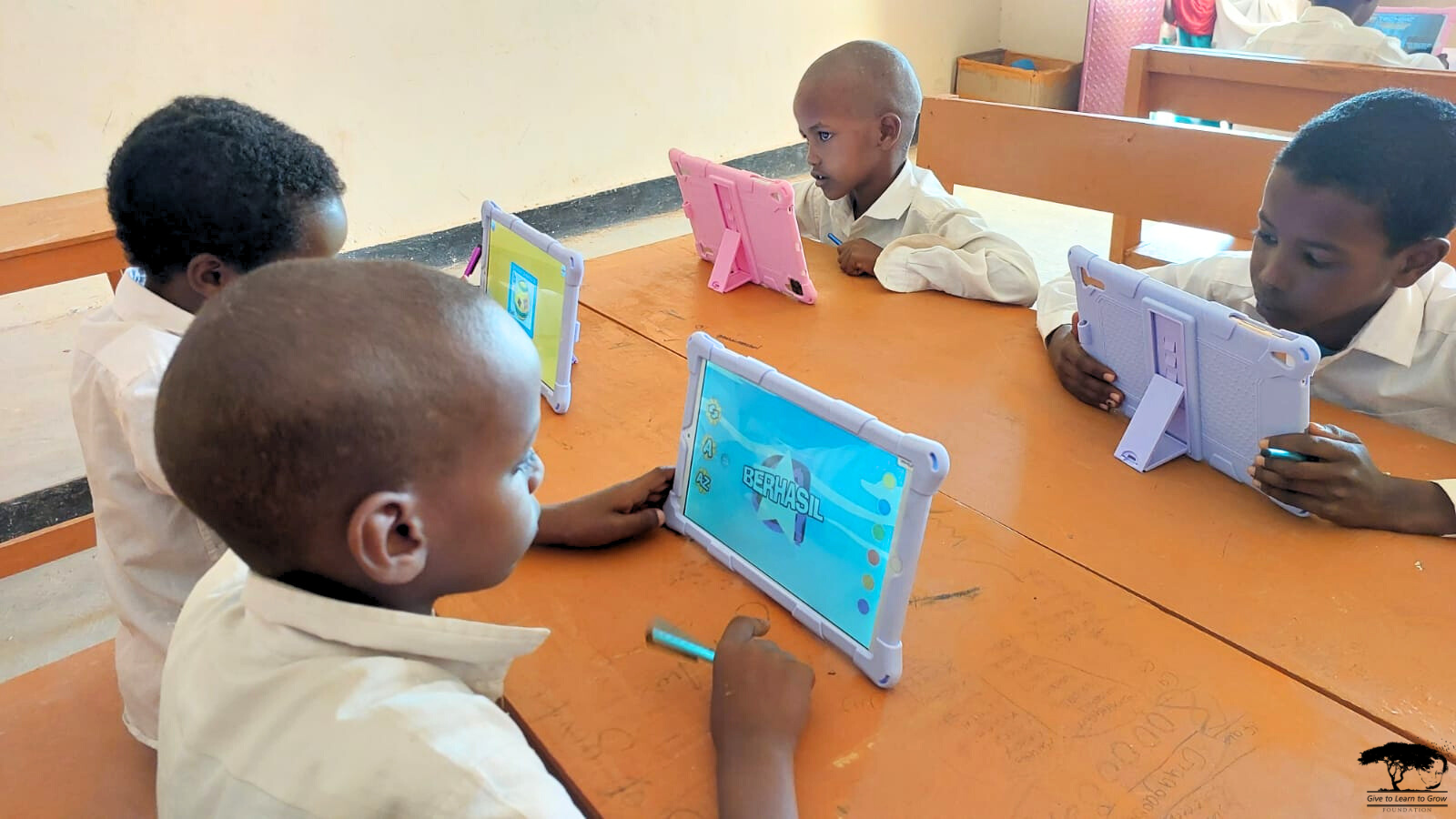 Grand Opening of Phase 1: Computer Lab — Give to Learn to Grow