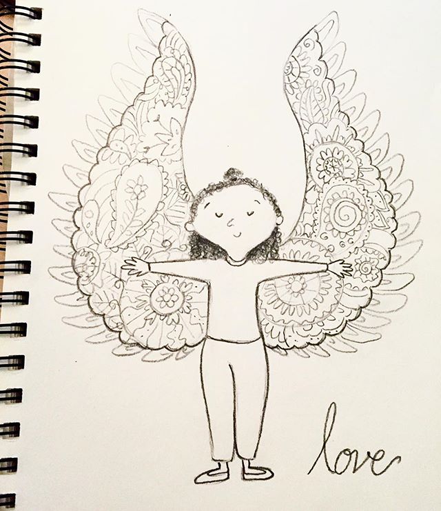 #31daysofdrawing #day12 #whatliftsyou #sketch #drawingoftheday #dailydrawing #dailysketch #illustration #wings #fly #love #loveliftsme