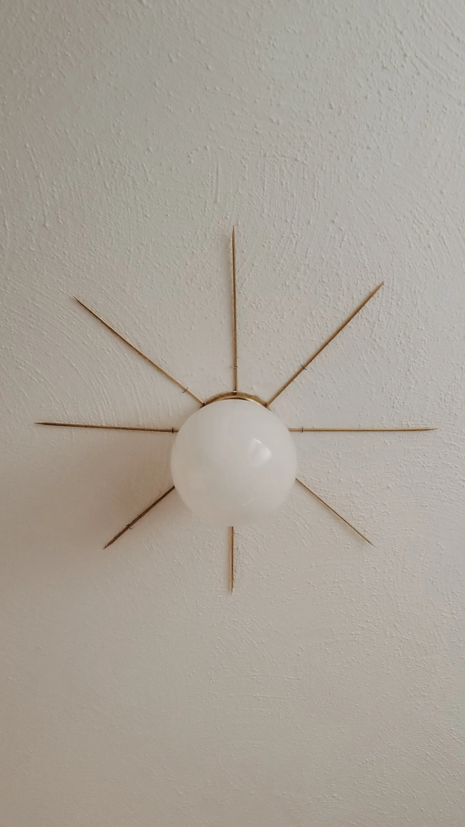 Brooke Summers Photography | DIY Sunburst Light Fixture