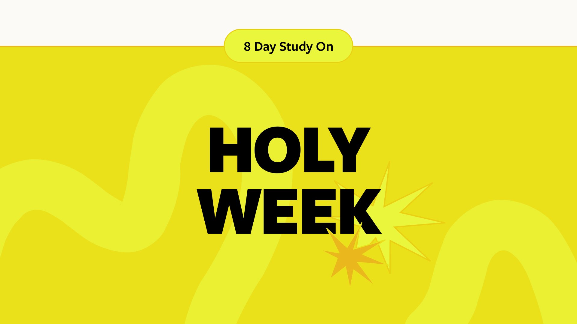 Kids Holy Week Study
