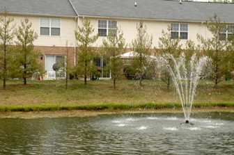 Fountain and Townhome