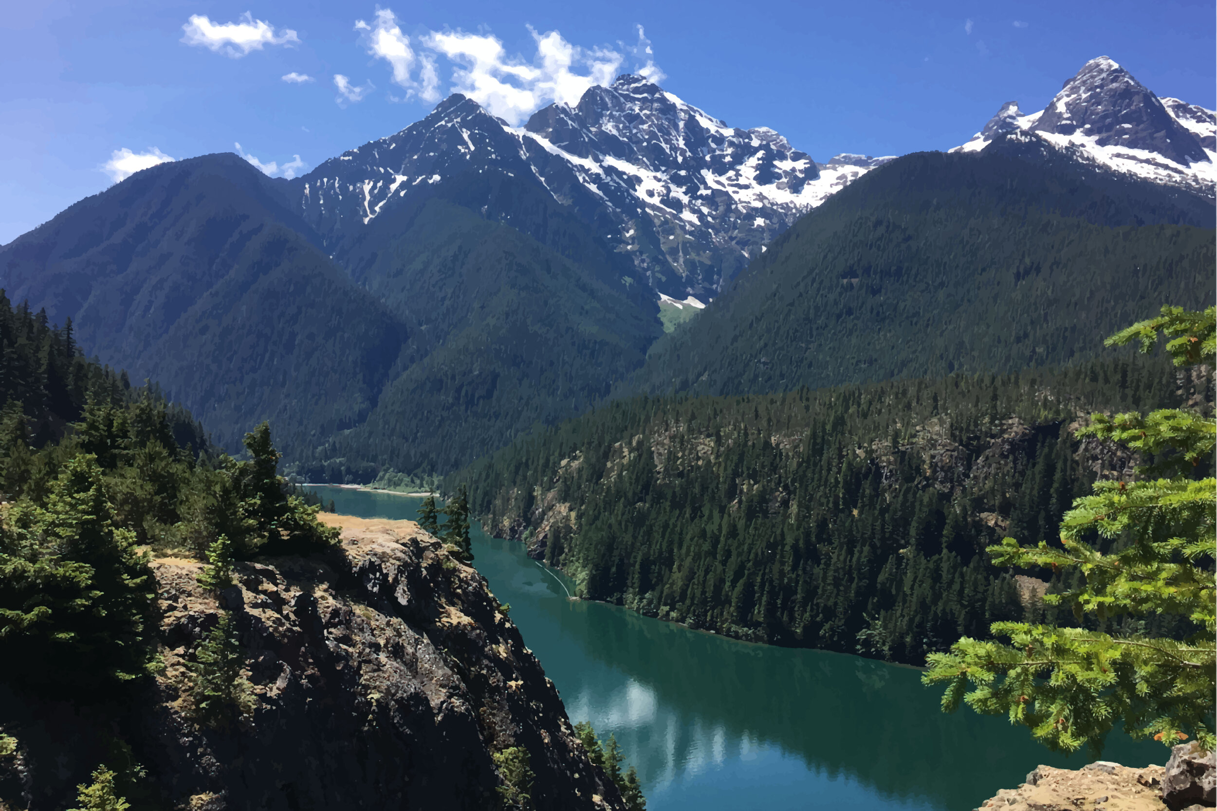 Diablo Lake, North Cascades, Washington