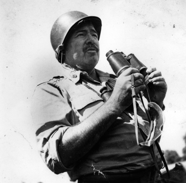 Hemingway during the war. – Source