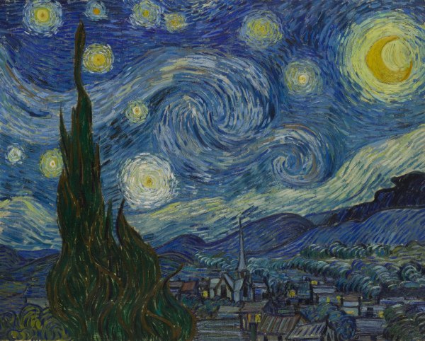 The Starry Night . c. 1889