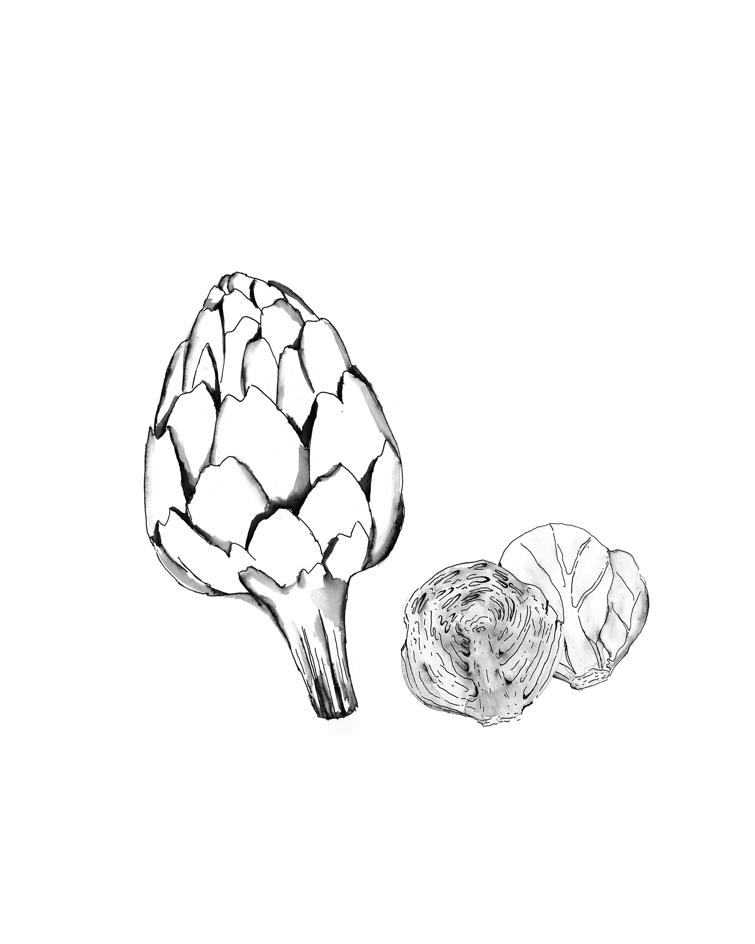 Artichoke and Brusell Sprouts