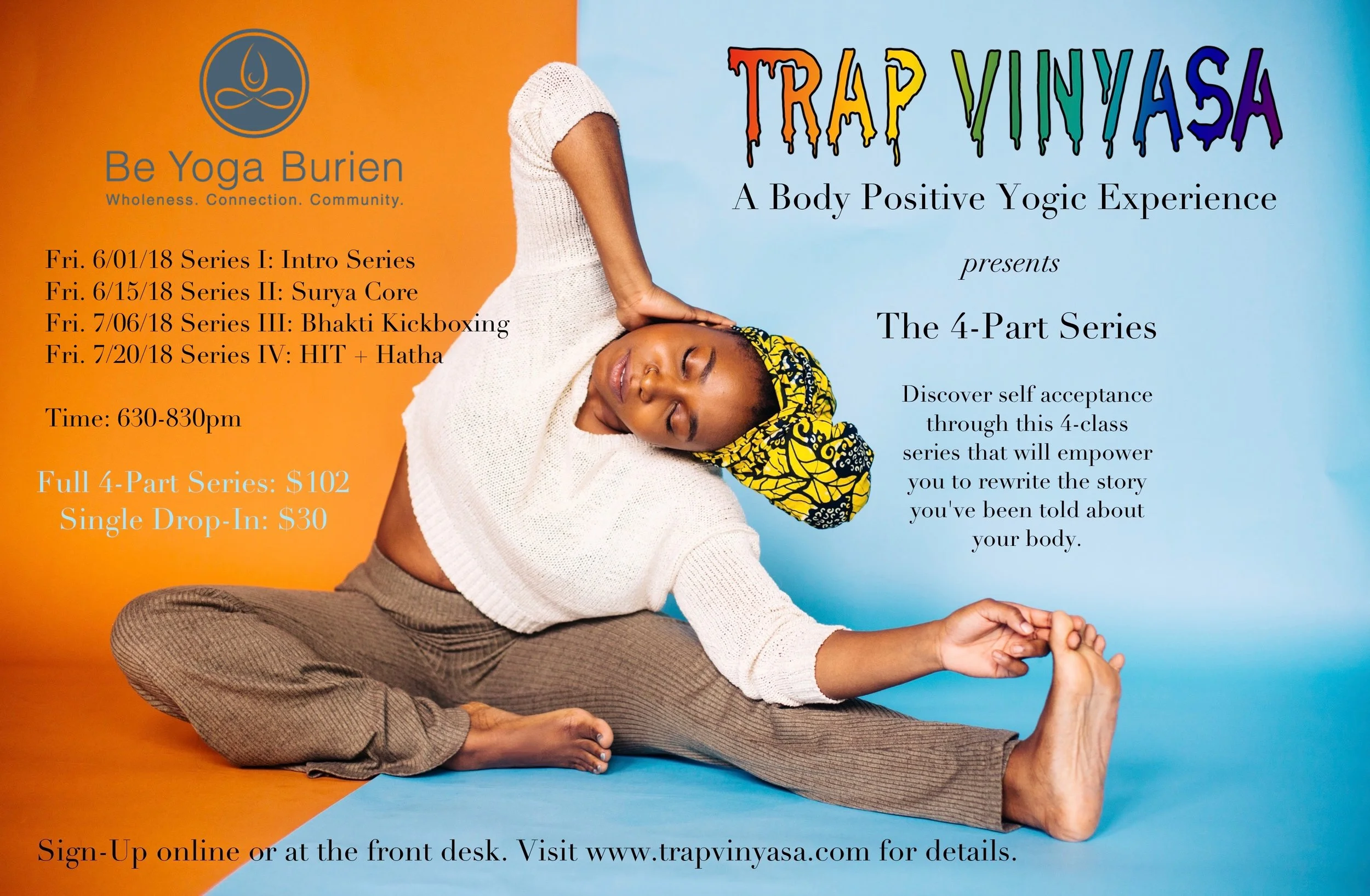 Trap Vinyasa™ 4-Part Series @Be Yoga Burien