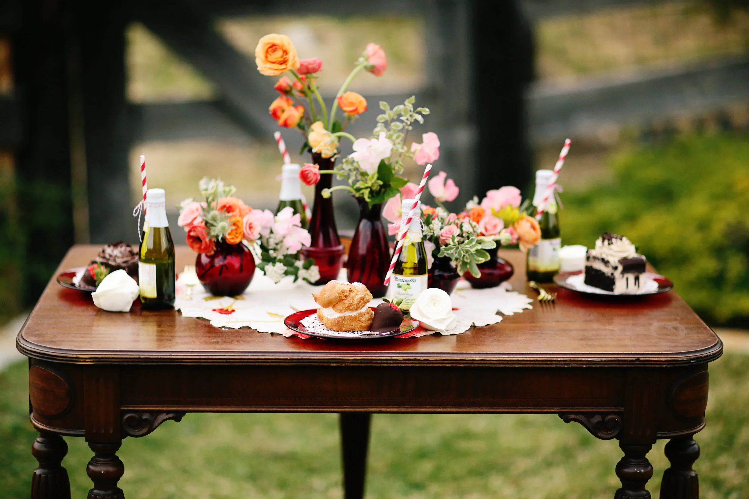 Vintage rental furniture for weddings and events in the Temecula Valley.