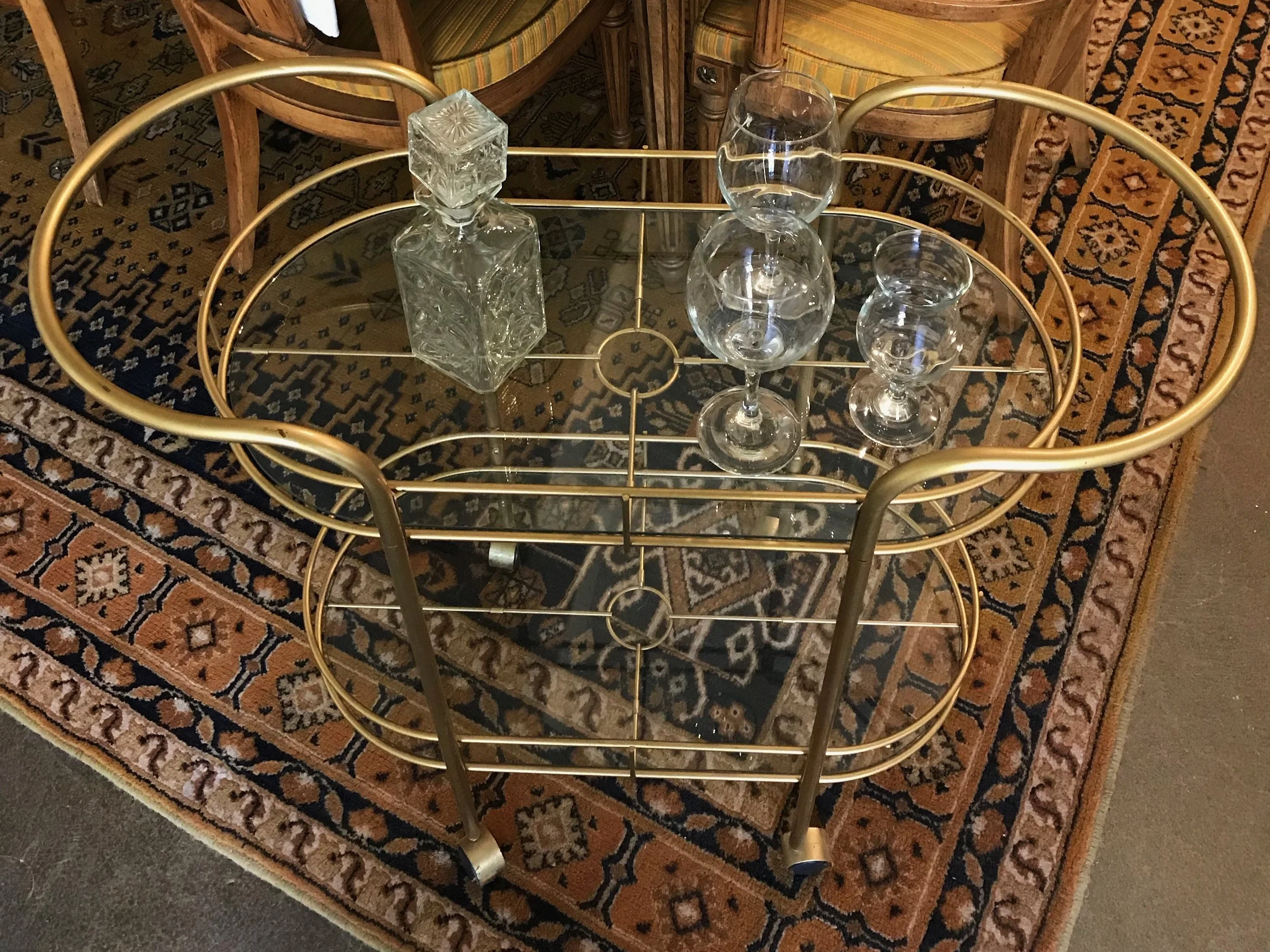 Vintage Bar Cart
