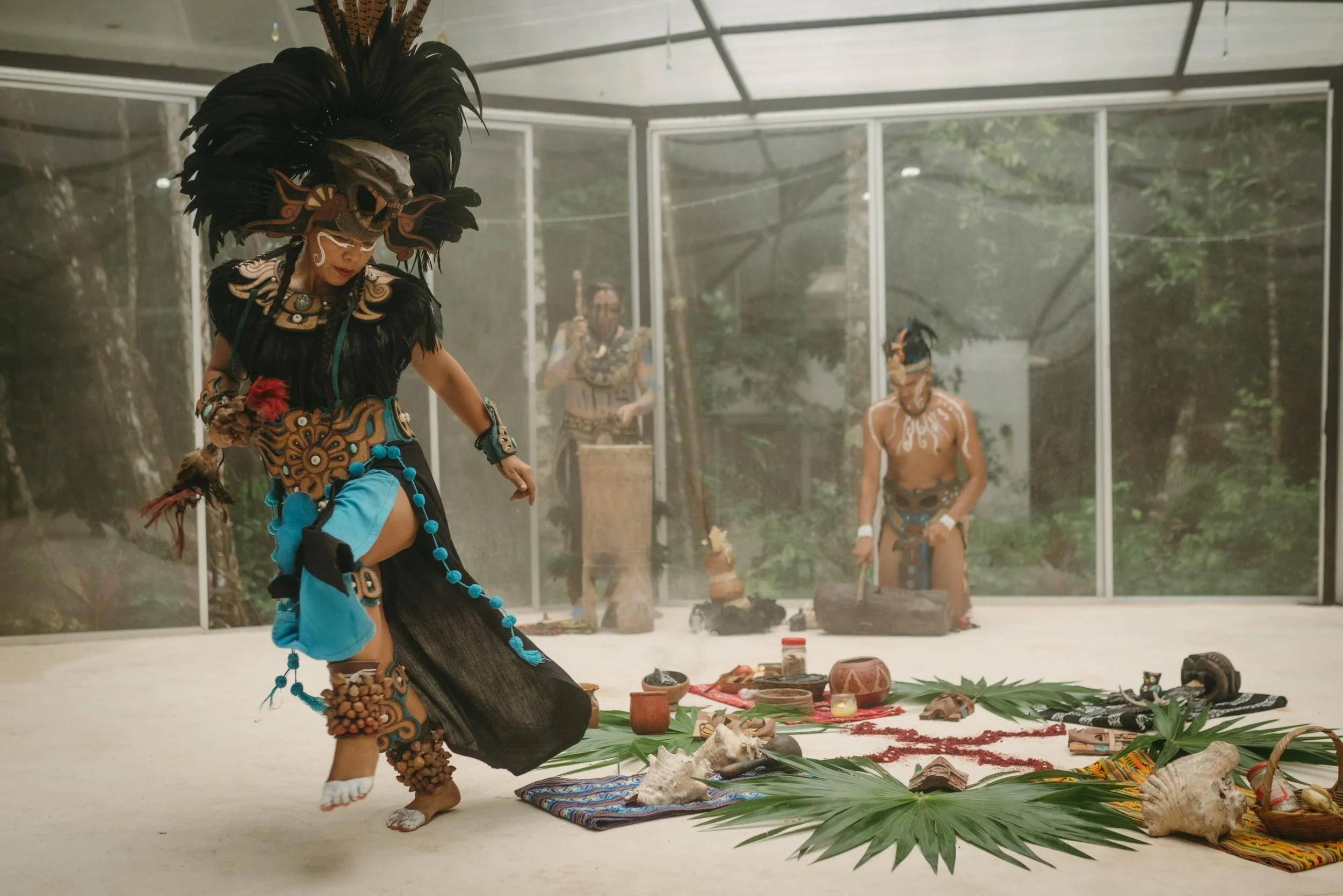 Witness the beauty and magic of Maya rituals.