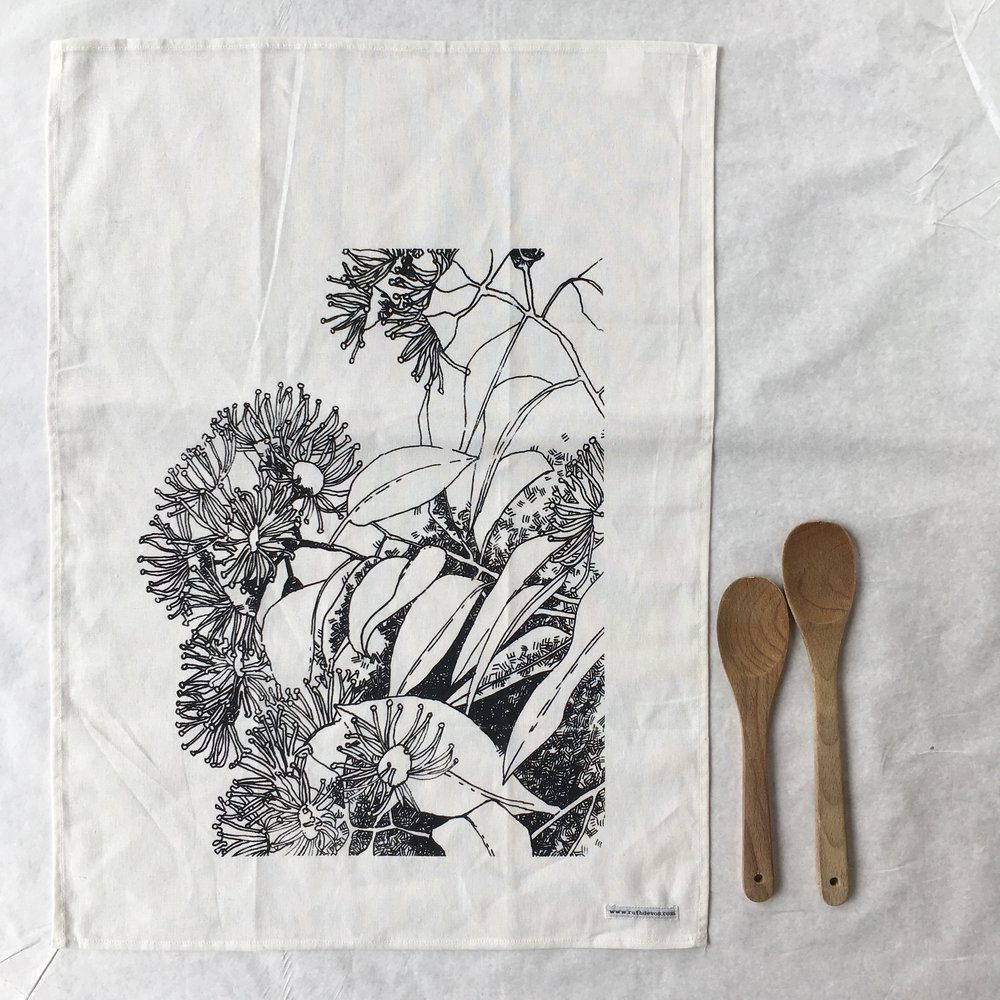 Flowering Gum Tea Towel