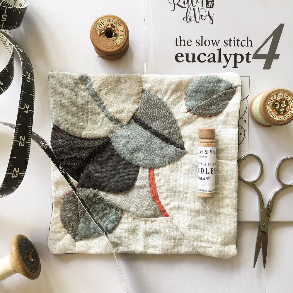 Slow Stitch Eucalypt 4: Kit — Ruth de Vos: Art