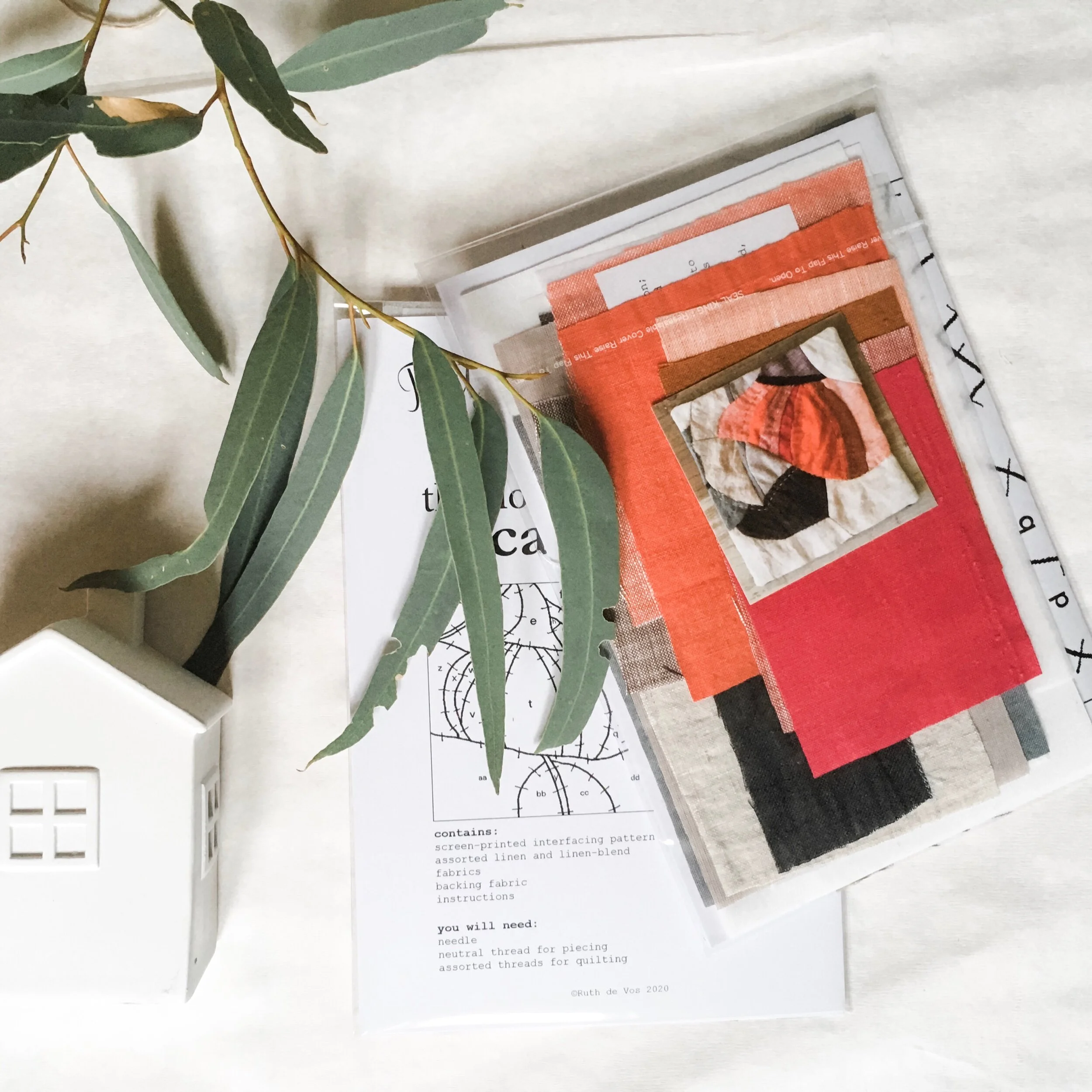 The Slow-Stitch Eucalypt kits are perfect little slow-living projects. They are kind of like giving therapy in a little packet. There are four designs to choose from - click image to learn more.