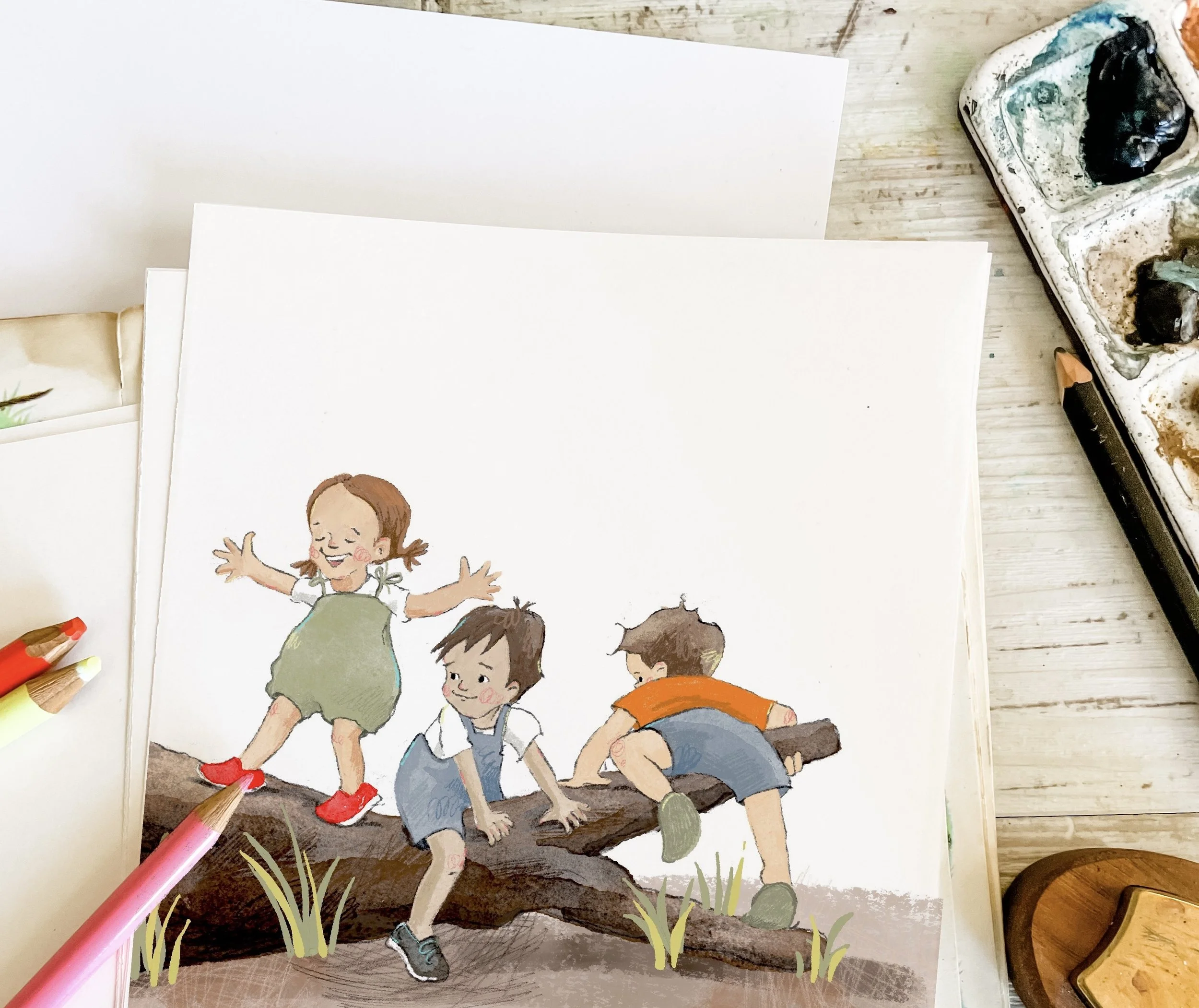 Illustration Play: A Day in the Forest