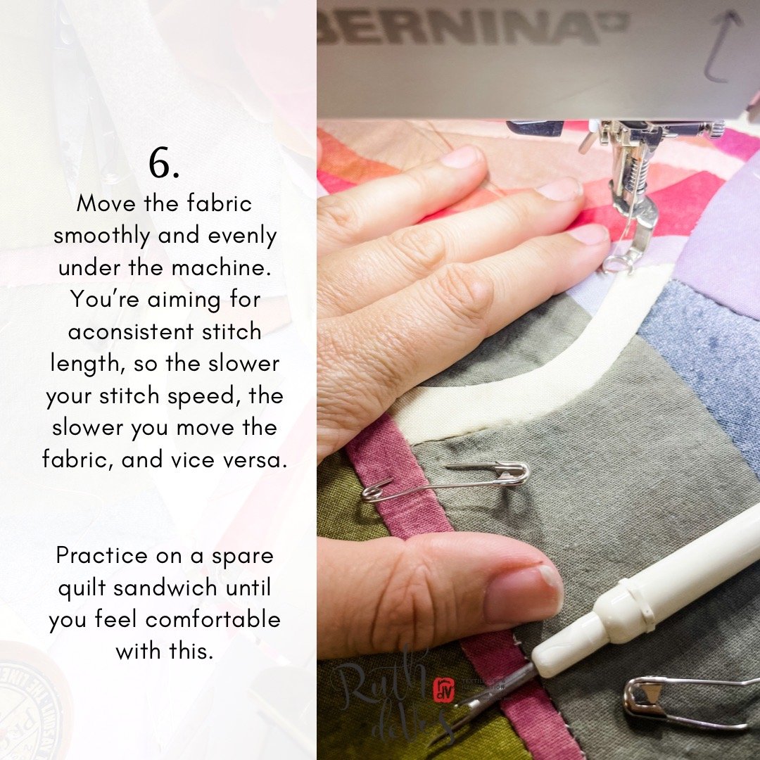 22+ essential TIPS for free motion quilting success [beginners