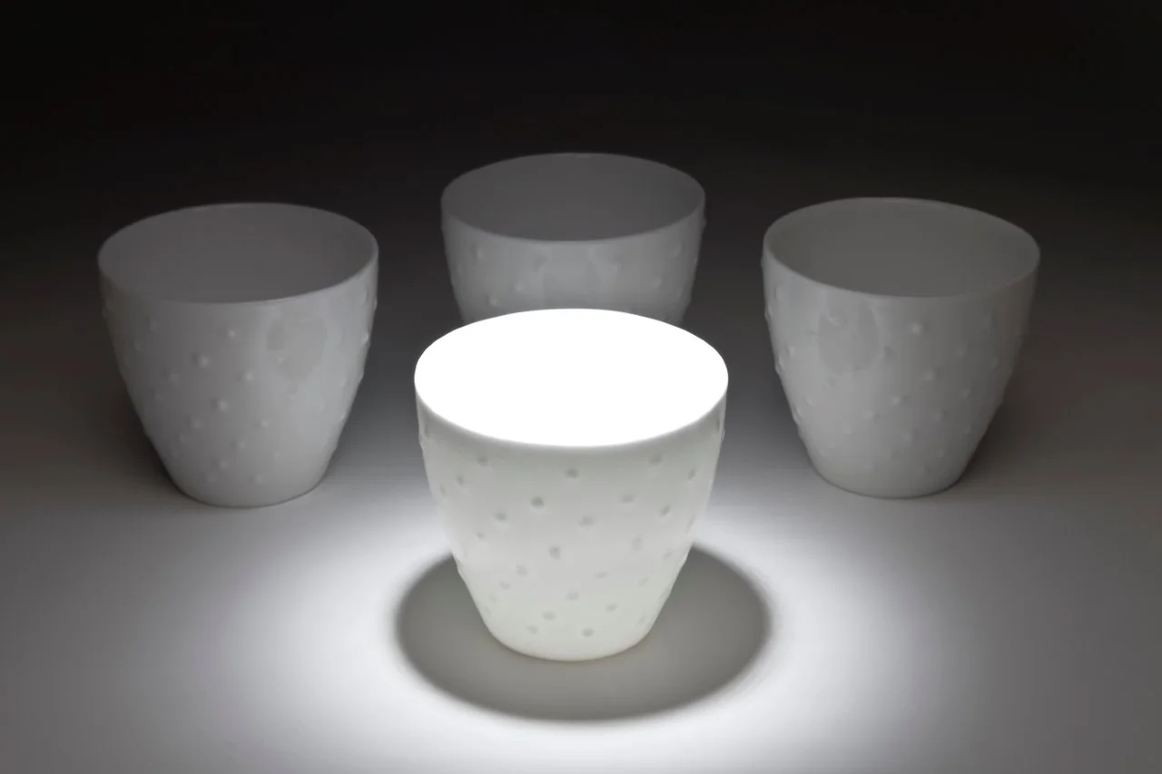 Jane Bamford Bone China Dimpled Cups | Photo credit: Uffe Schulze