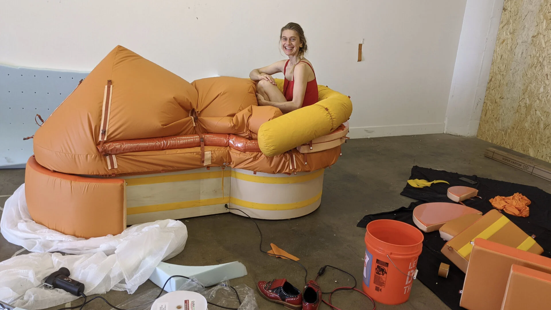 Lucy McRae Solitary Survival Raft Ariel Fisher
