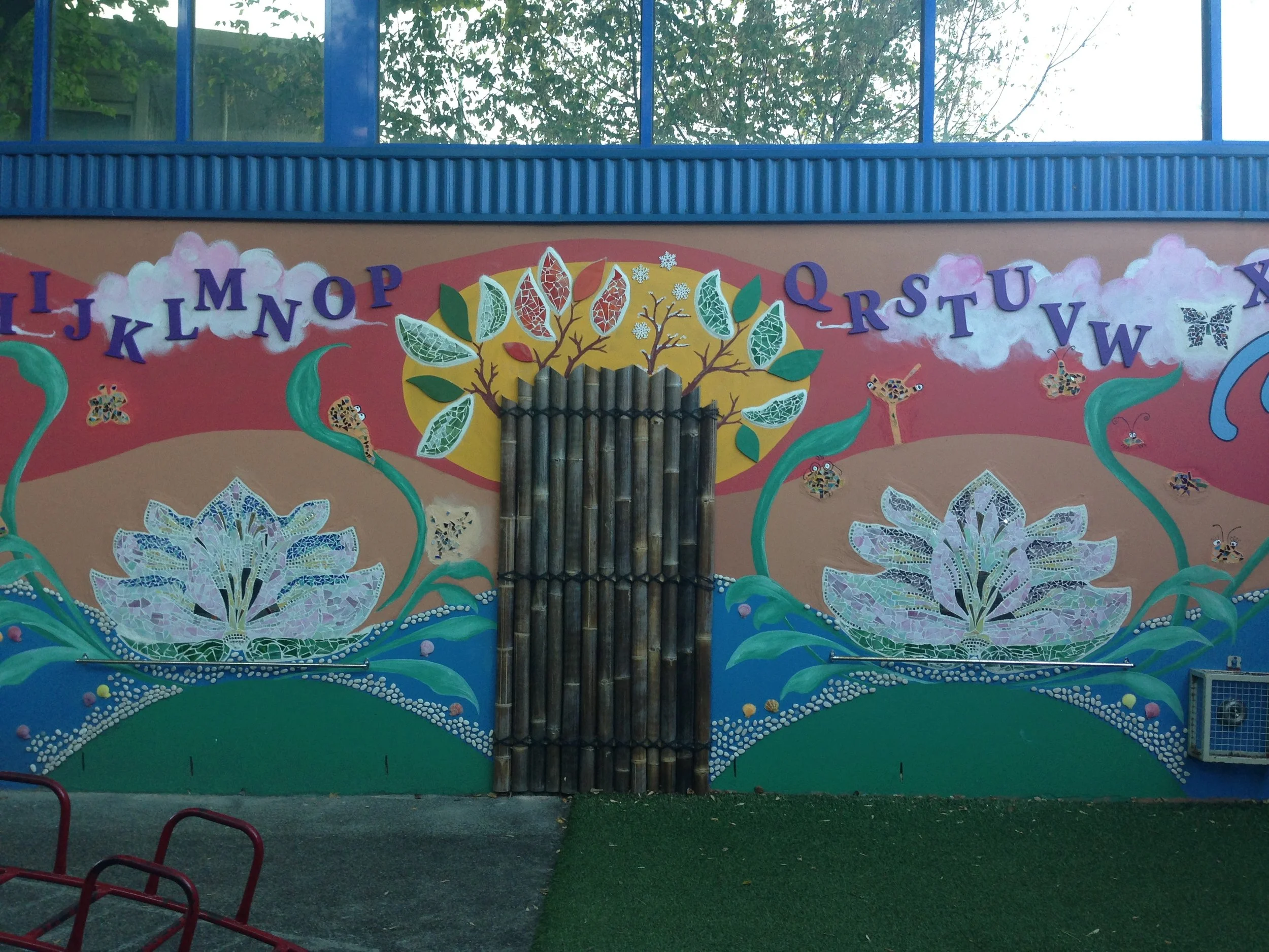 Greythorne Early learning centre sensory mural