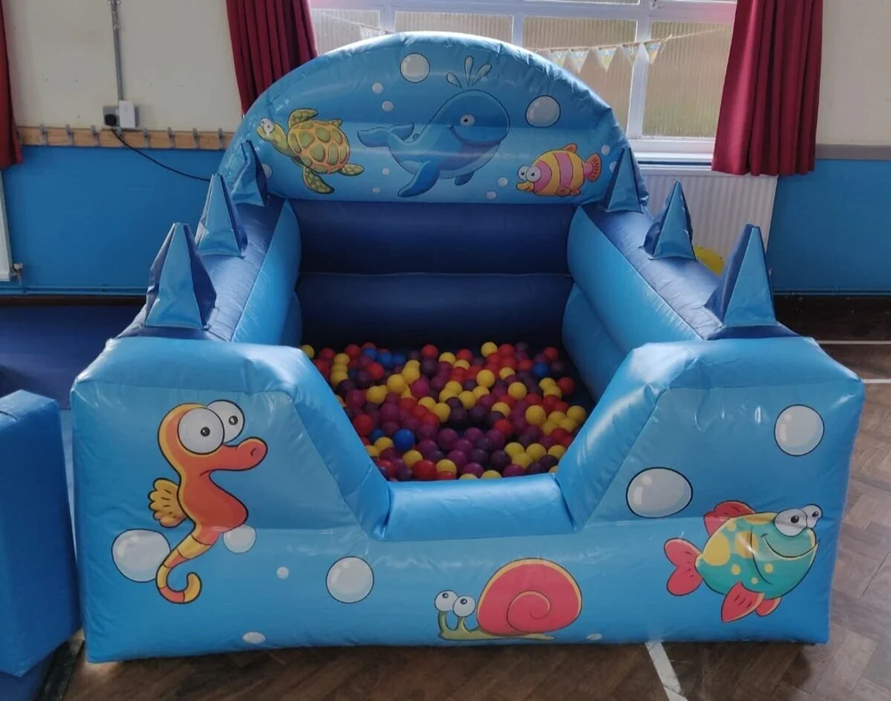 under the sea inflatable ball pit hire Crawley