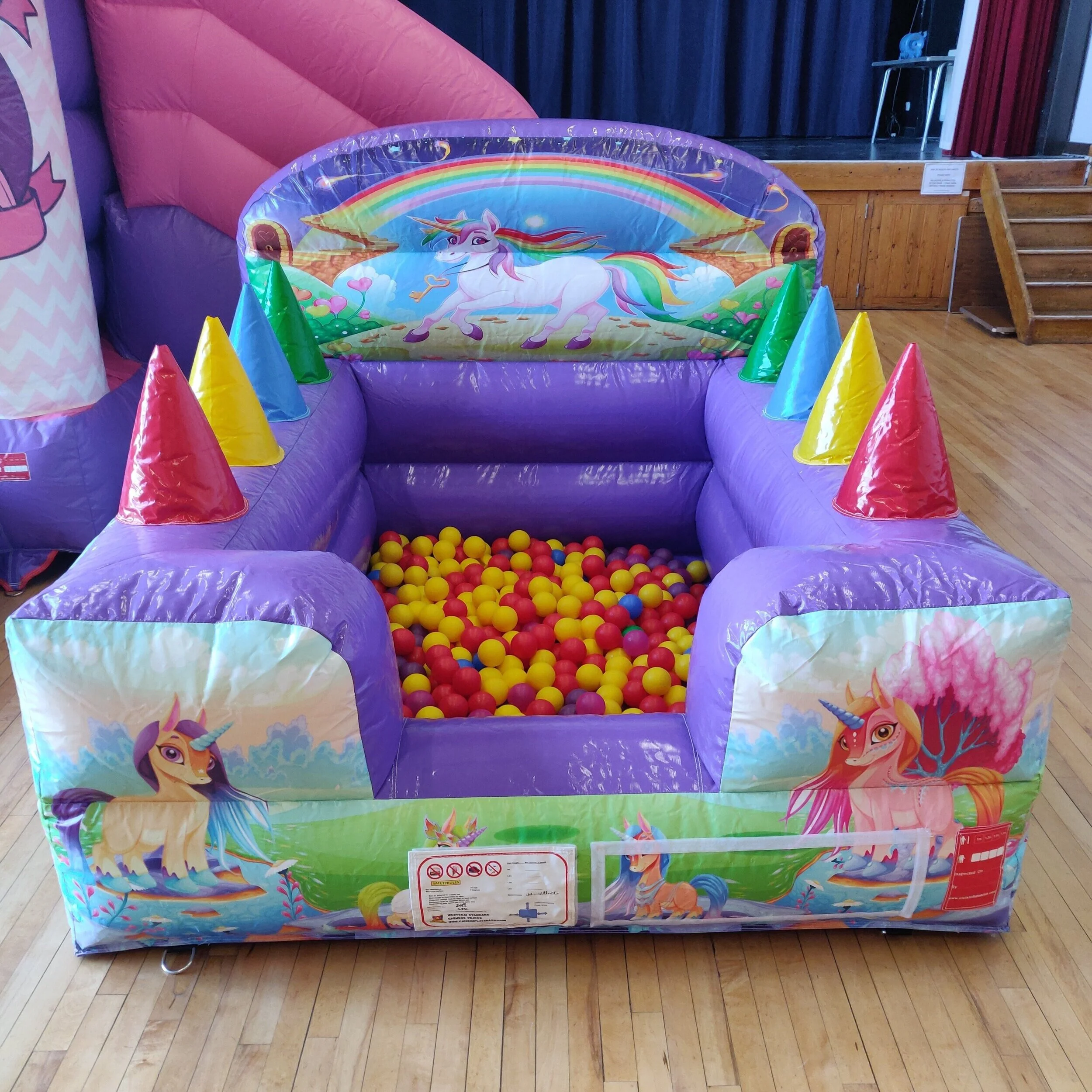 bouncy castle ball pit