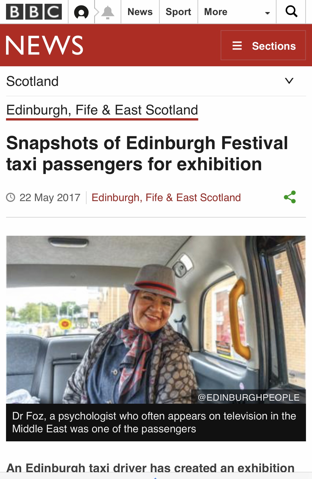 BBC Scotland News Monday 22nd May 2017.