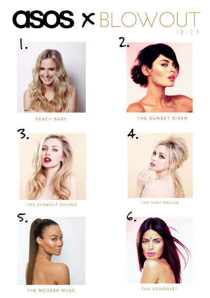 We picked 6 of our best-selling hair &amp; beauty looks from the last 3 years and compiled them them into a unique looks menu for the ASOS team.&nbsp;